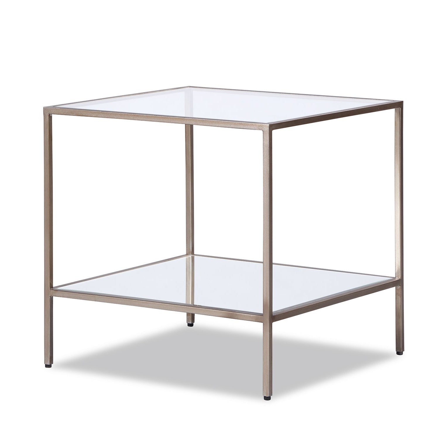 Oliver Antique Silver Side Table