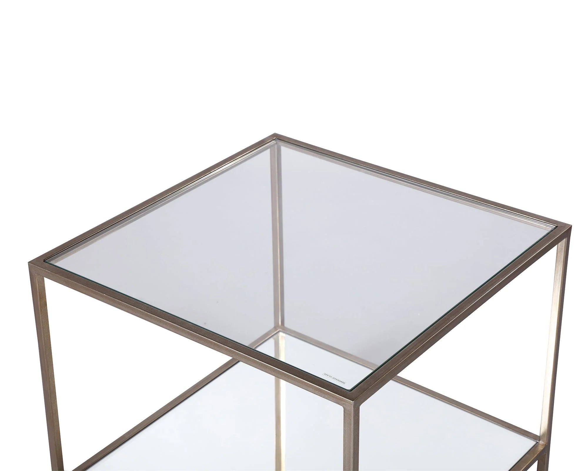 Oliver Antique Silver Side Table