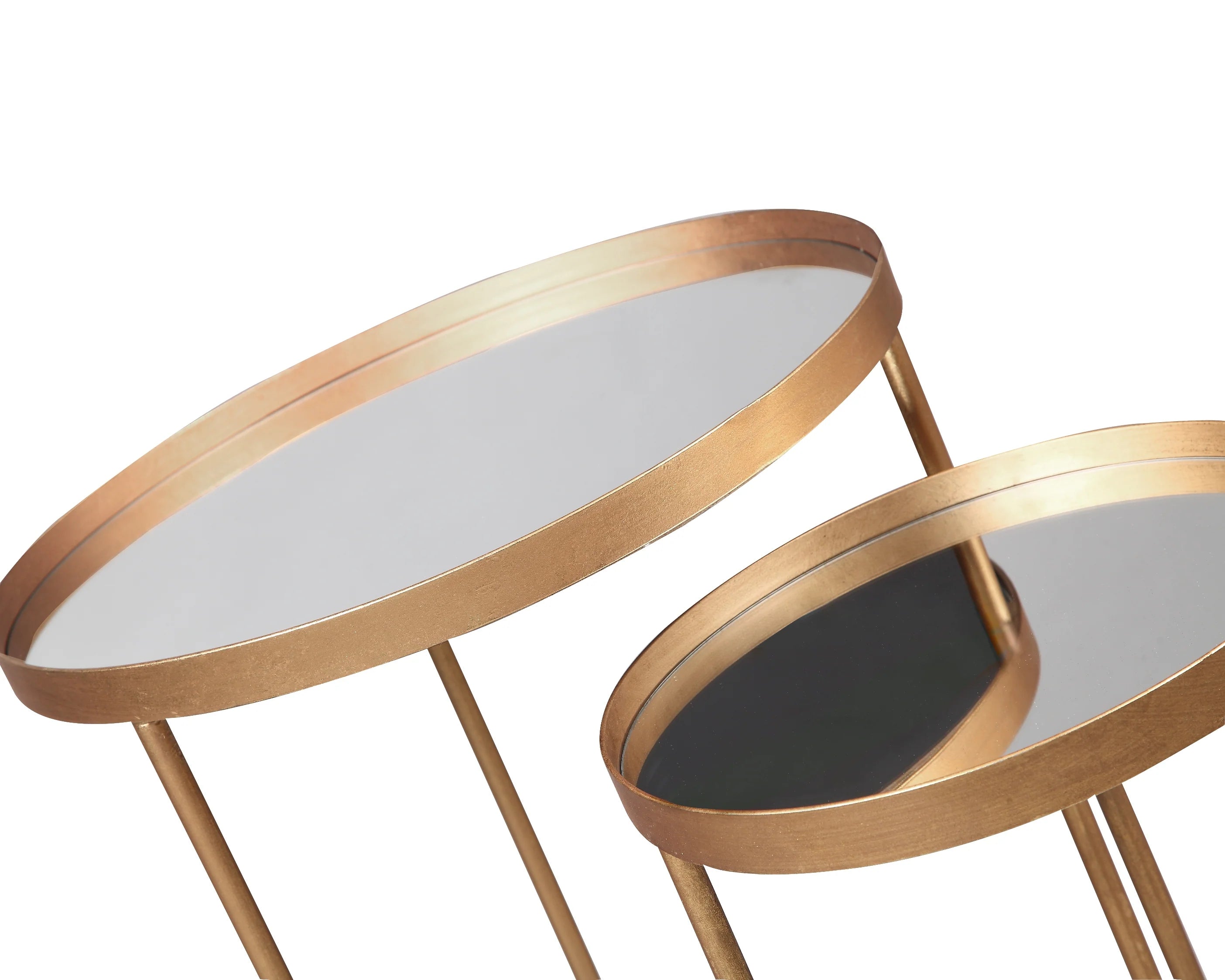 Song Antique Gold Side Tables