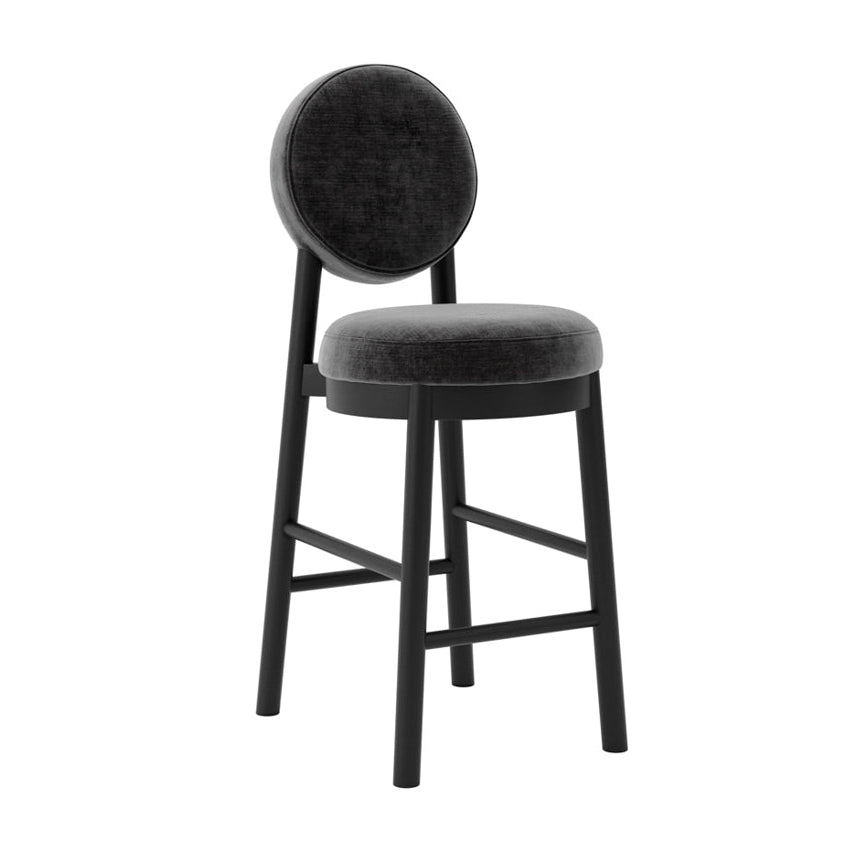 Maru Monument Black Counter Stool