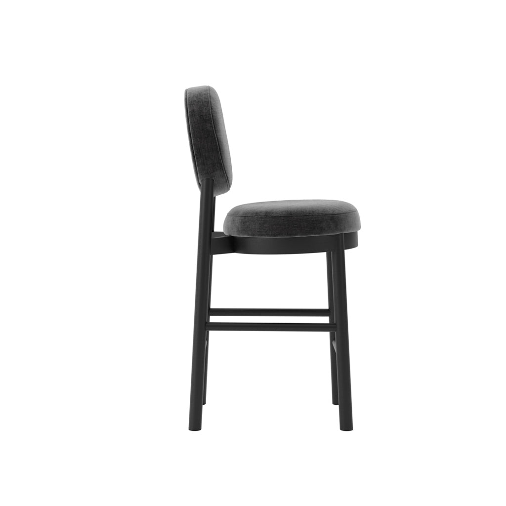Maru Monument Black Counter Stool