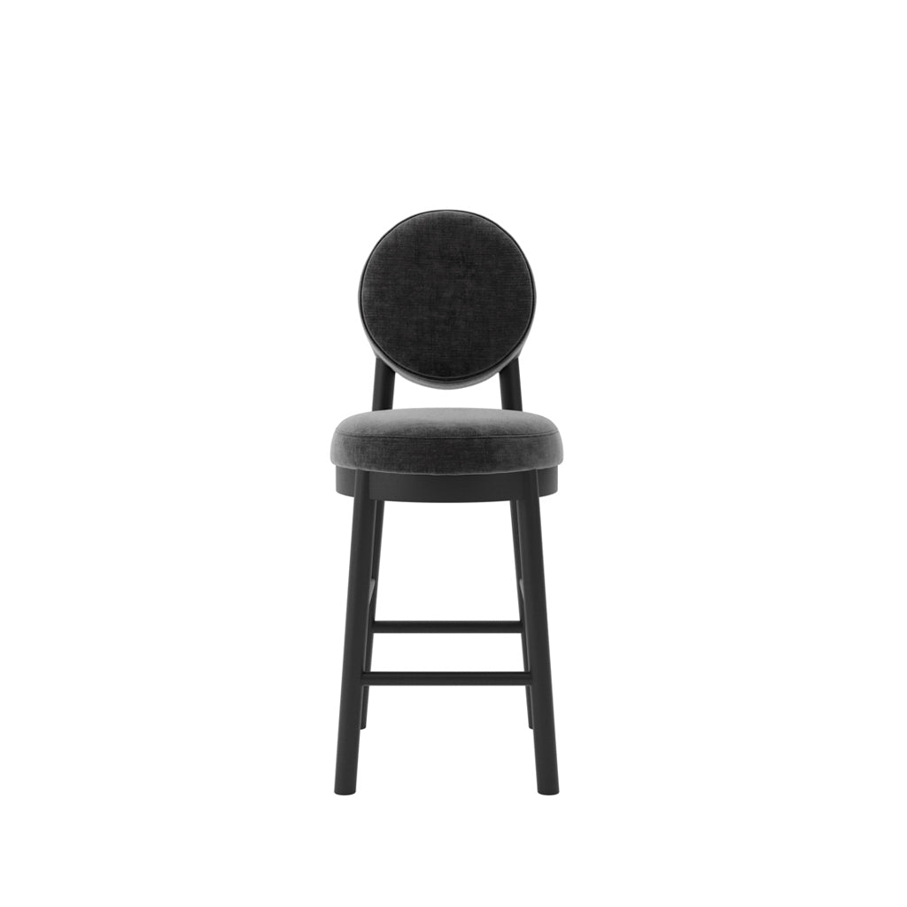 Maru Monument Black Counter Stool