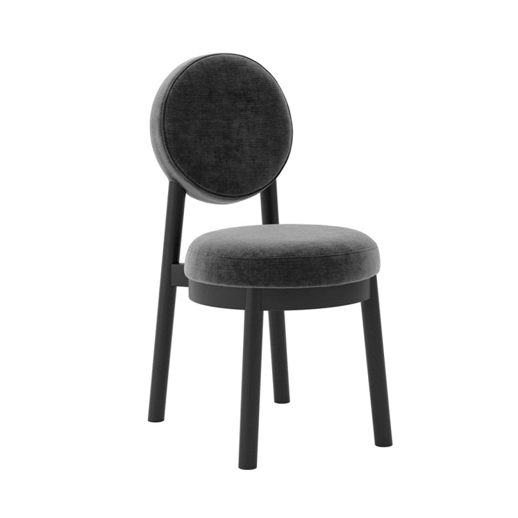 Set of 2 Maru Monument Black Dining Chairs