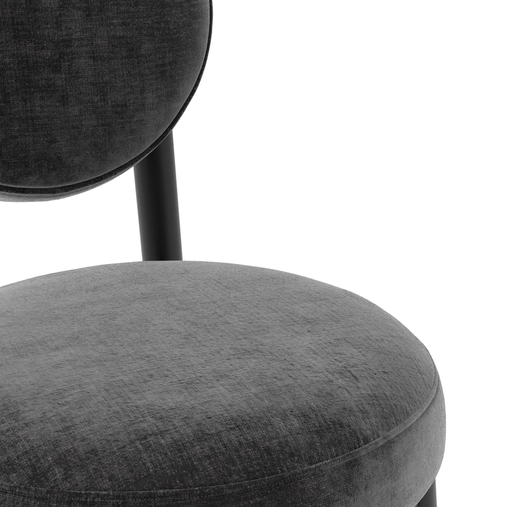 Set of 2 Maru Monument Black Dining Chairs
