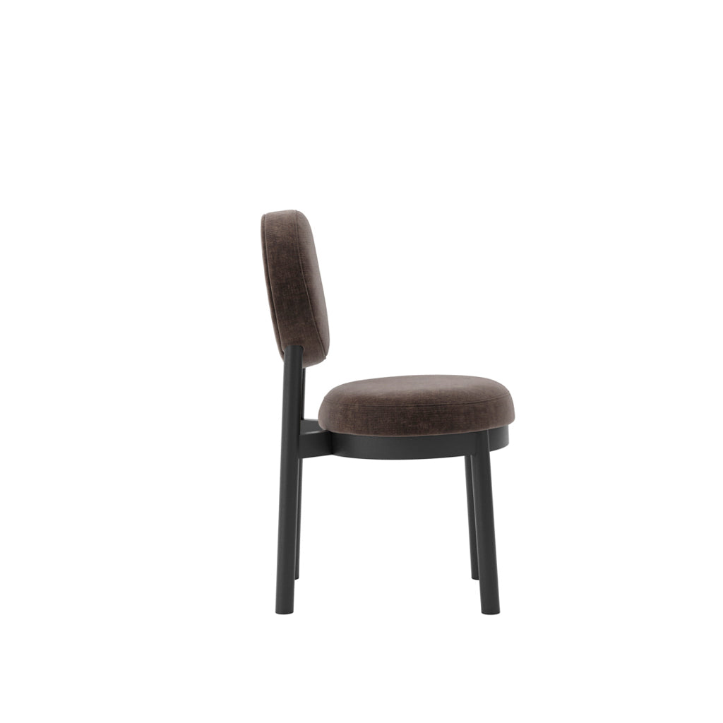 Set of 2 Maru Treacle Brown Dining Chairs