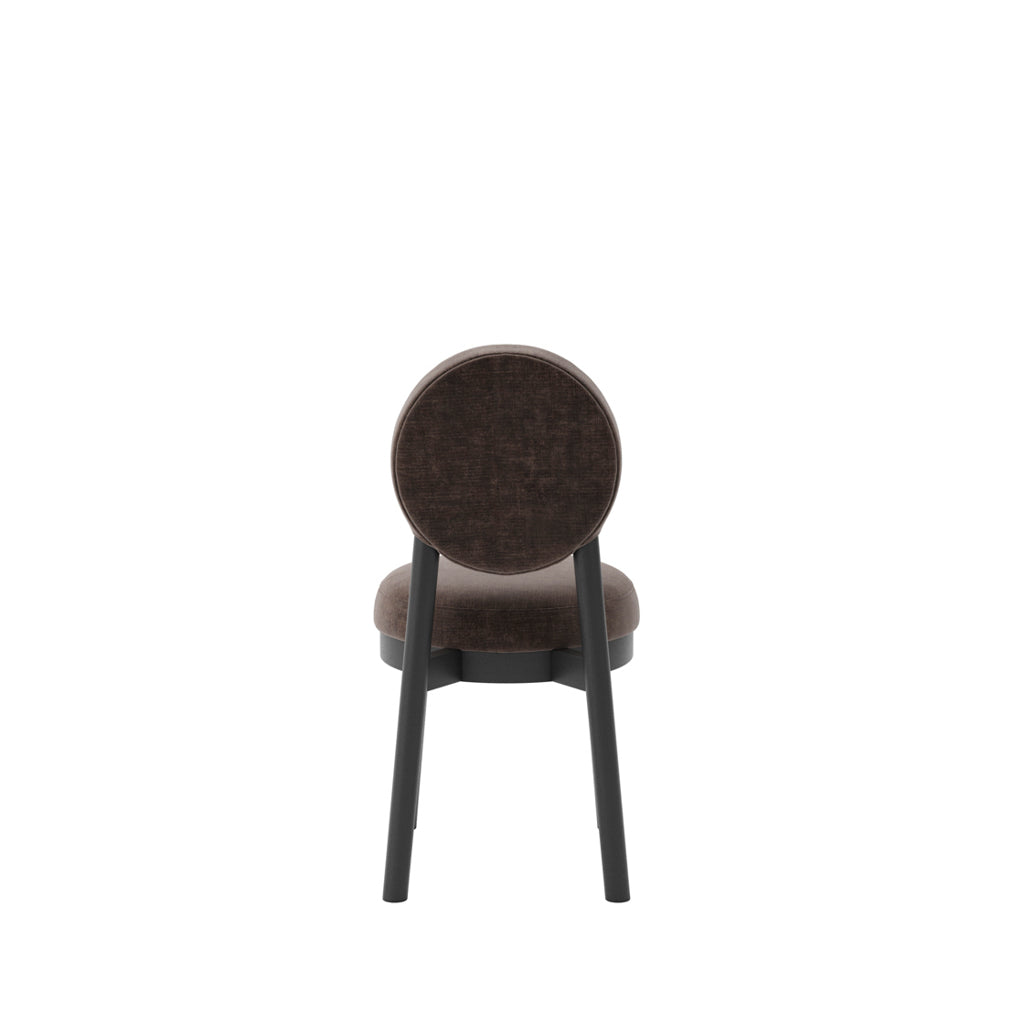 Set of 2 Maru Treacle Brown Dining Chairs
