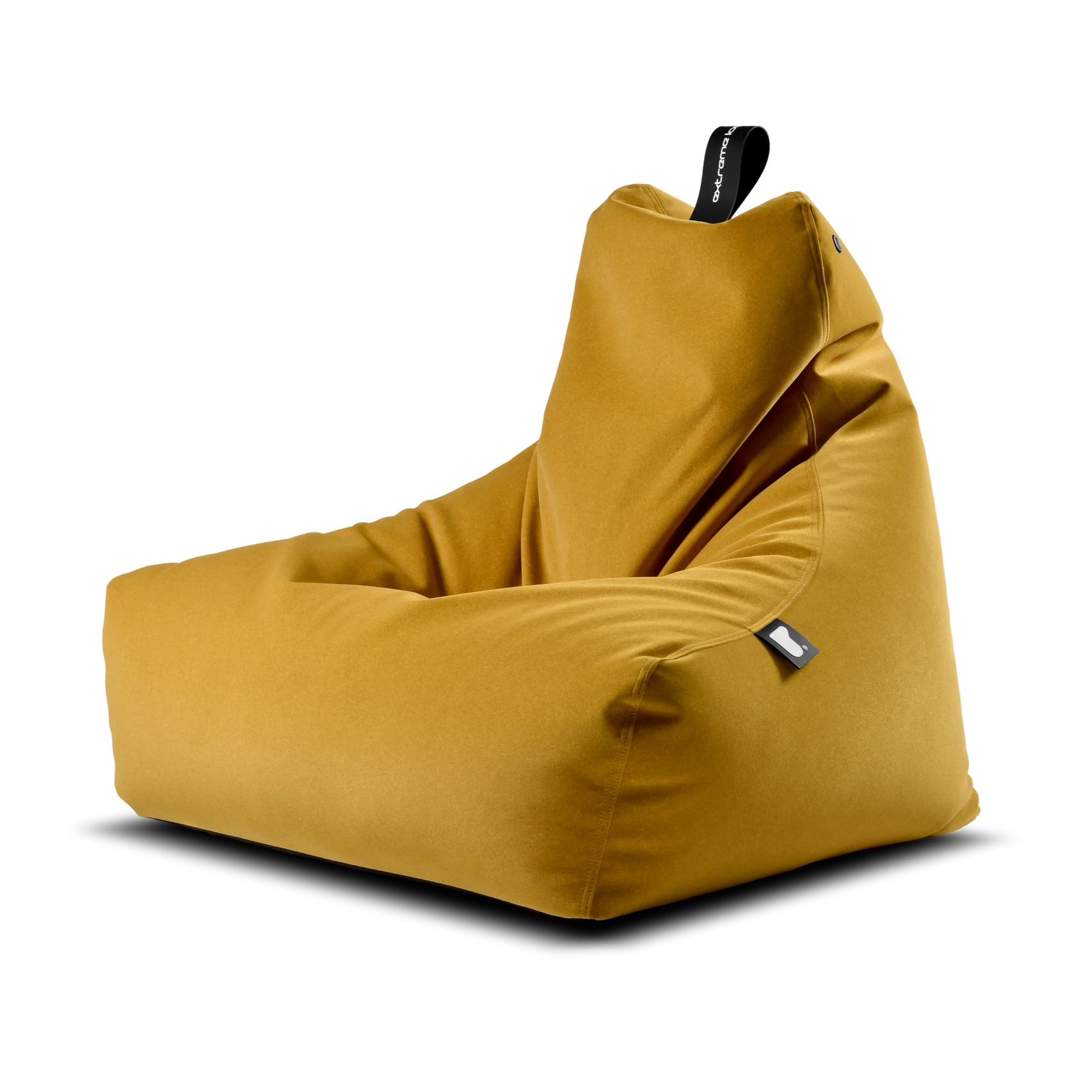 Extreme Lounging Mighty B-Bag Mustard Brushed Suede Indoor