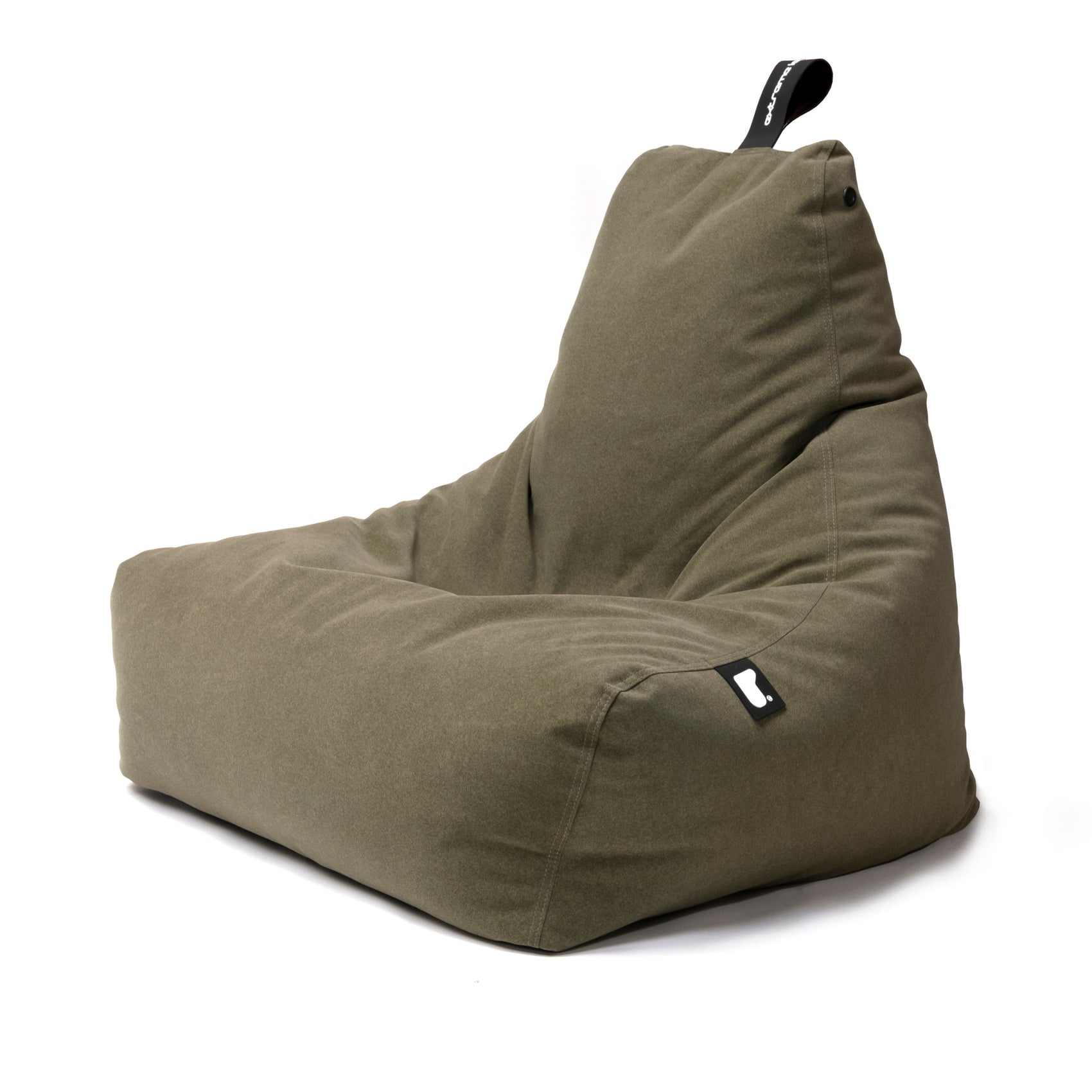 Extreme Lounging Mighty B-Bag Moss Green Brushed Suede Indoor