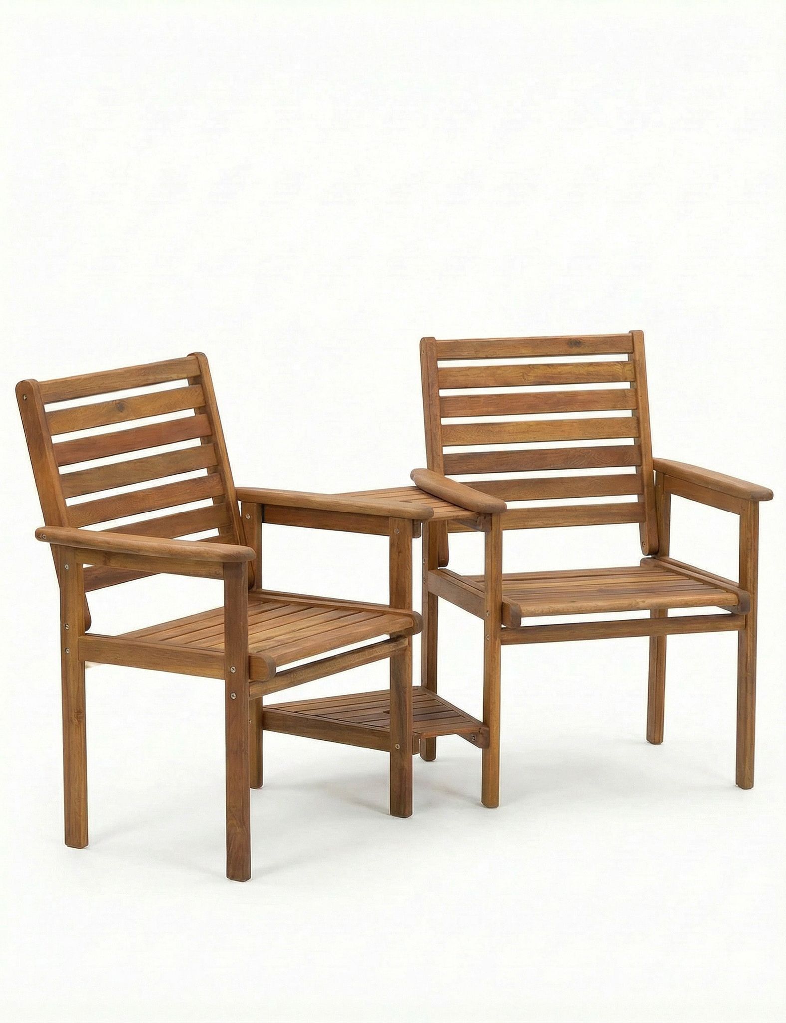 Evora Wood Outdoor Companion Bistro Dining Set
