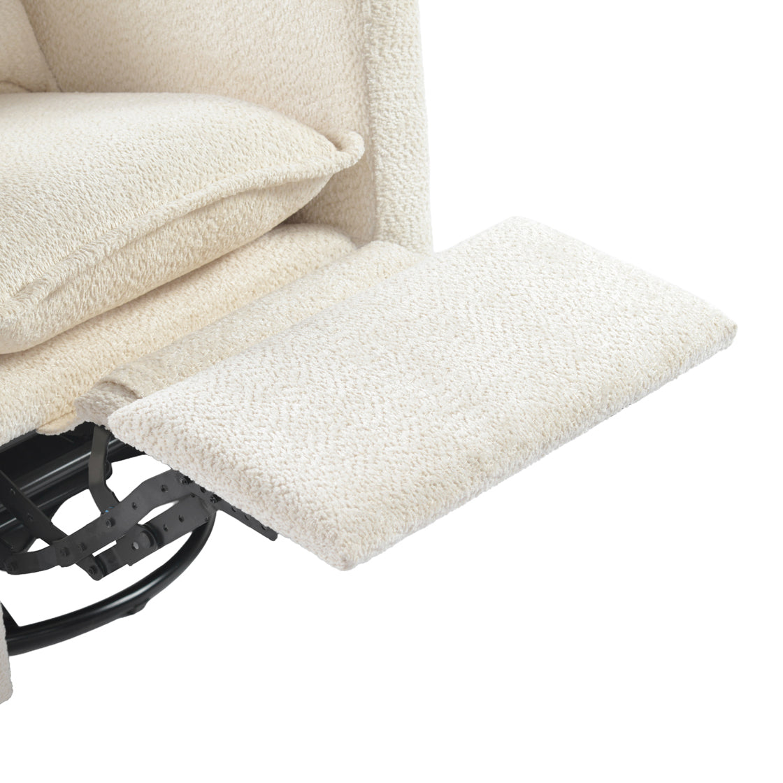Nestler Nursing Chair Off White Boucle