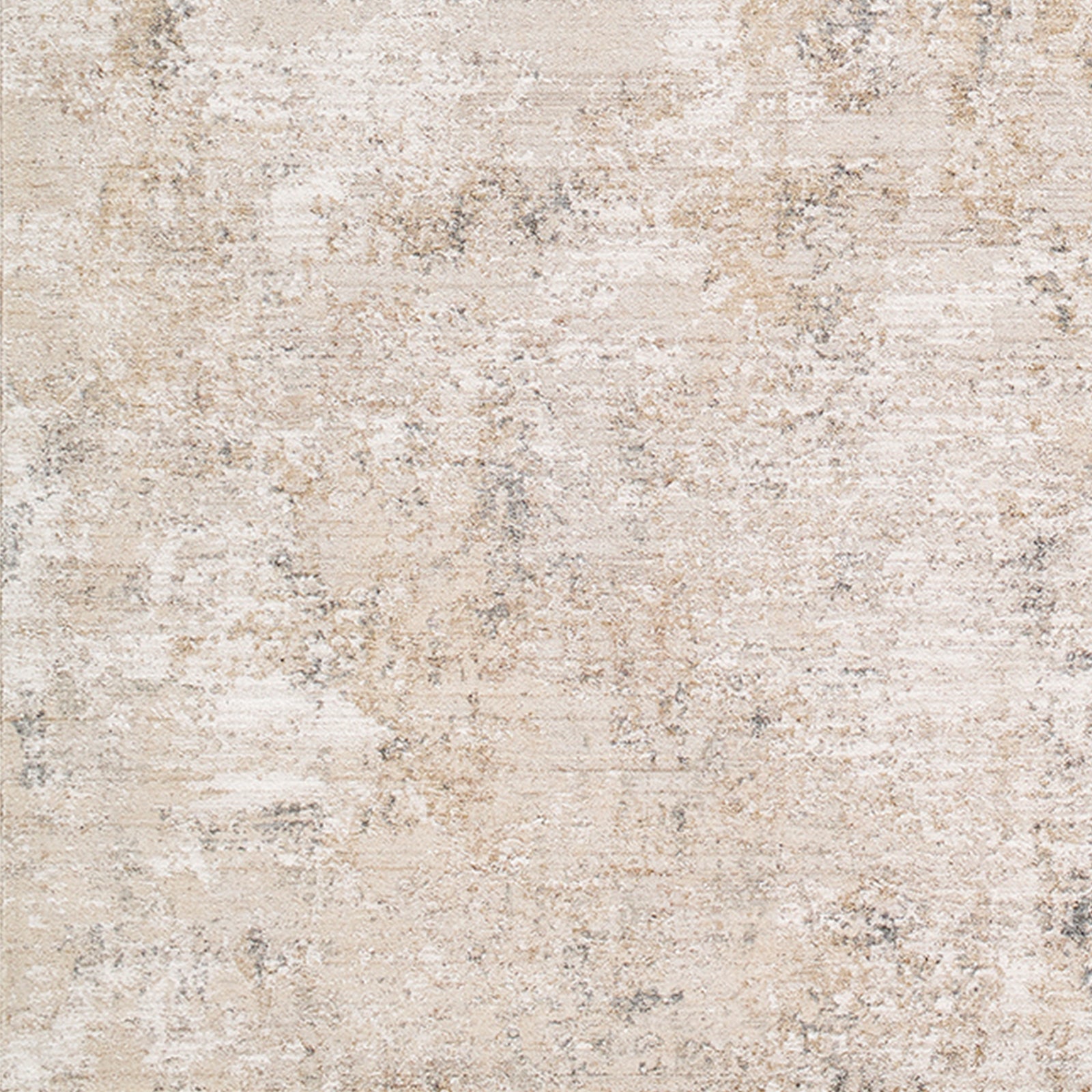 Nathan Abstract Modern Marble Fringe Beige & Cream Polyester Rug 200x290cm - colour swatch