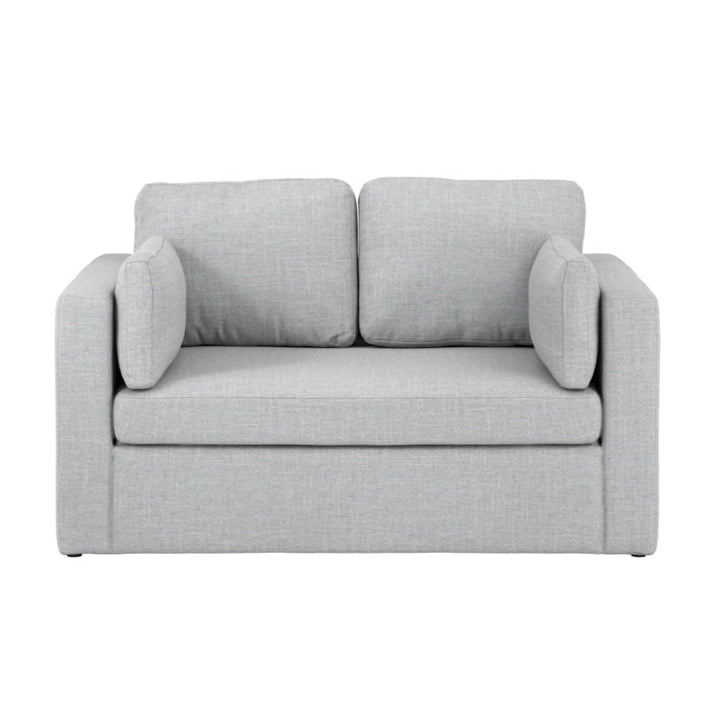 Newport Light Grey Linen Sofa | 2 Seater