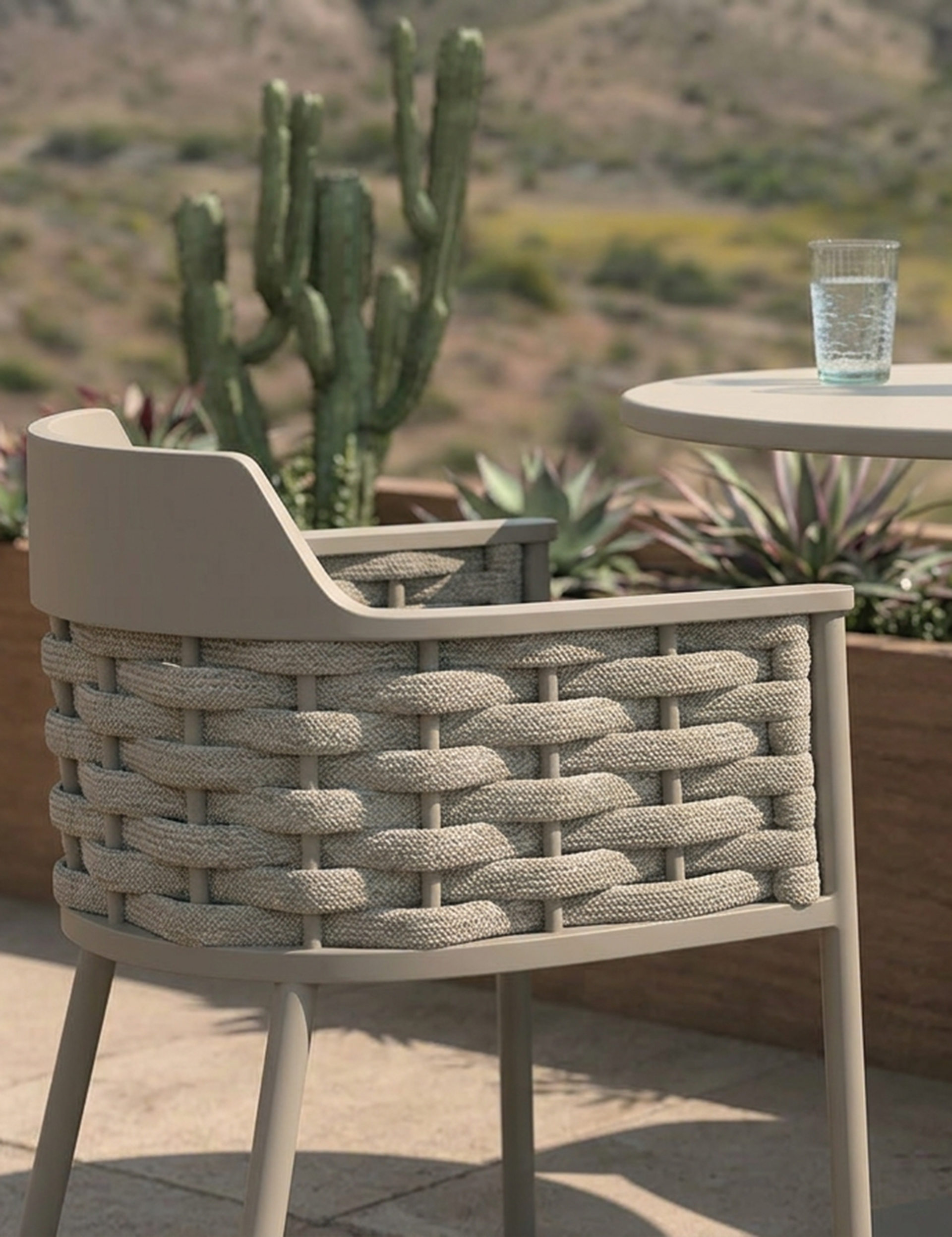 Varesse 2 Seater Grey Bistro Dining Set