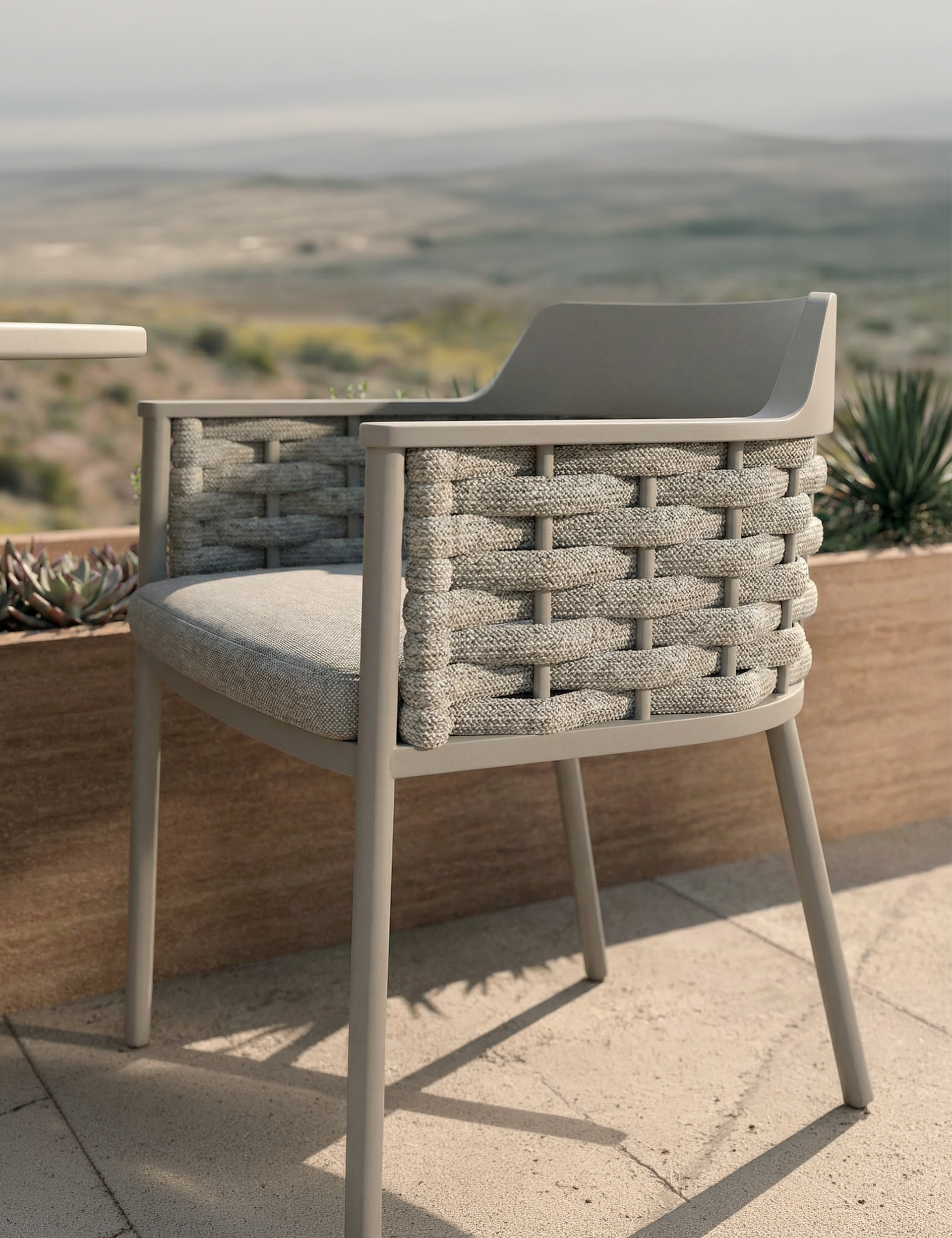Varesse 2 Seater Grey Bistro Dining Set