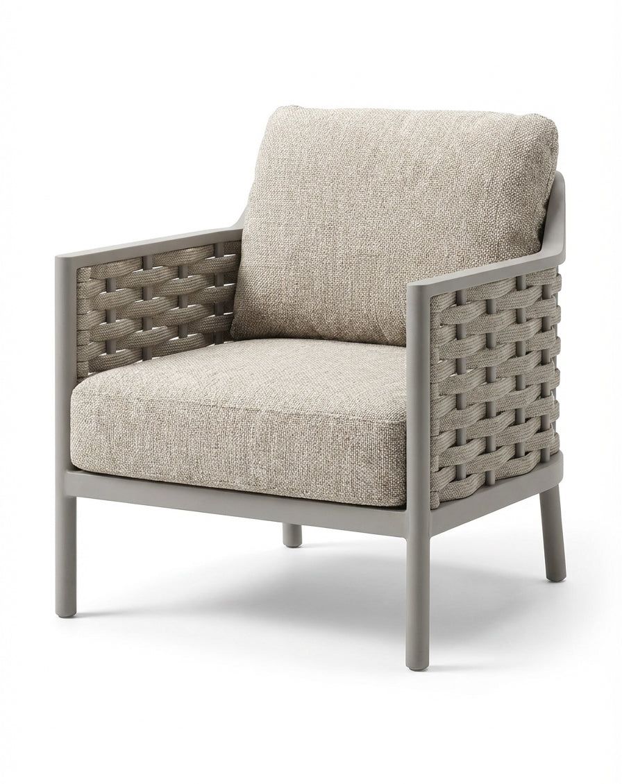 Varesse 4 Seater Grey Dining Table & Armchairs