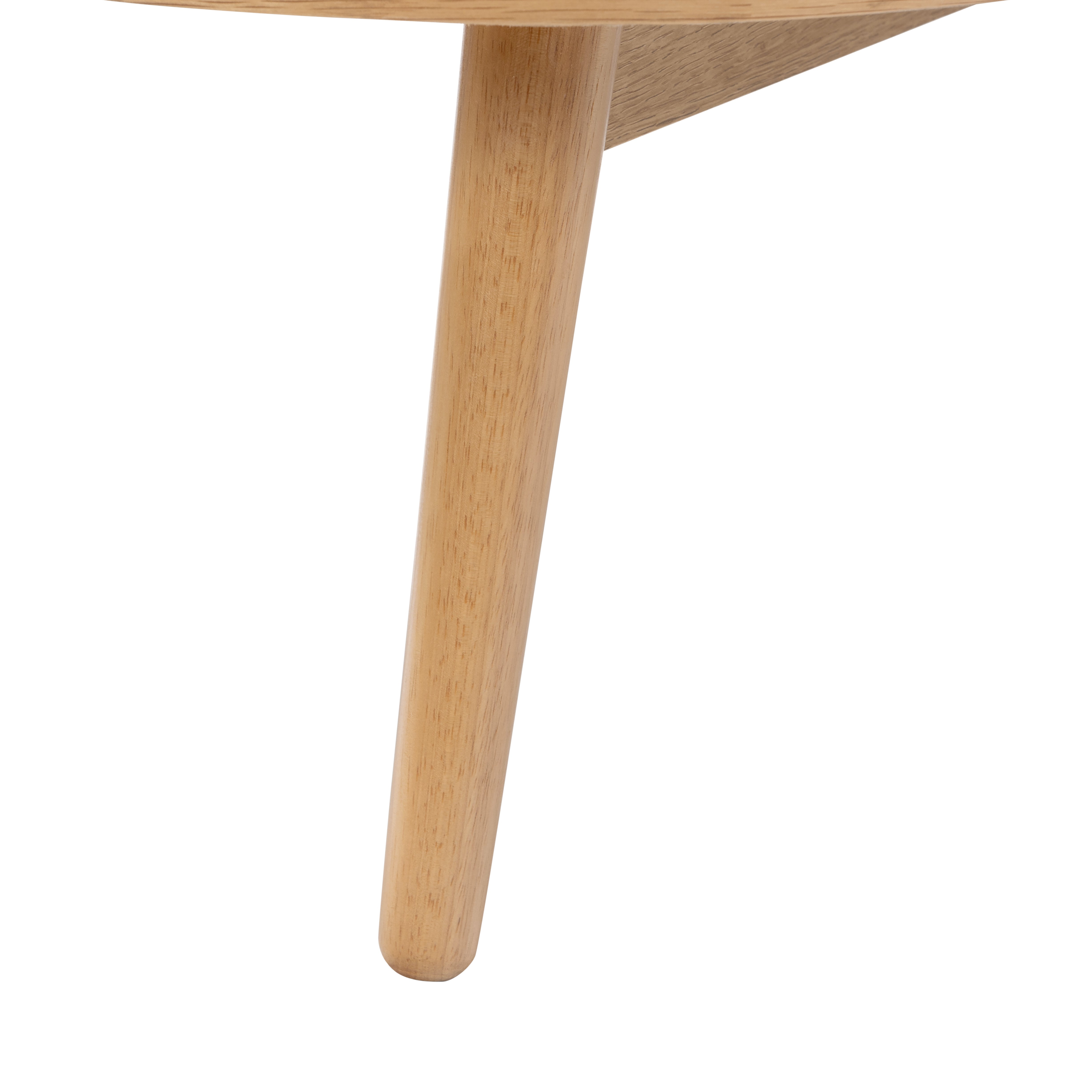 Colton Natural Wood Oval Coffee Table