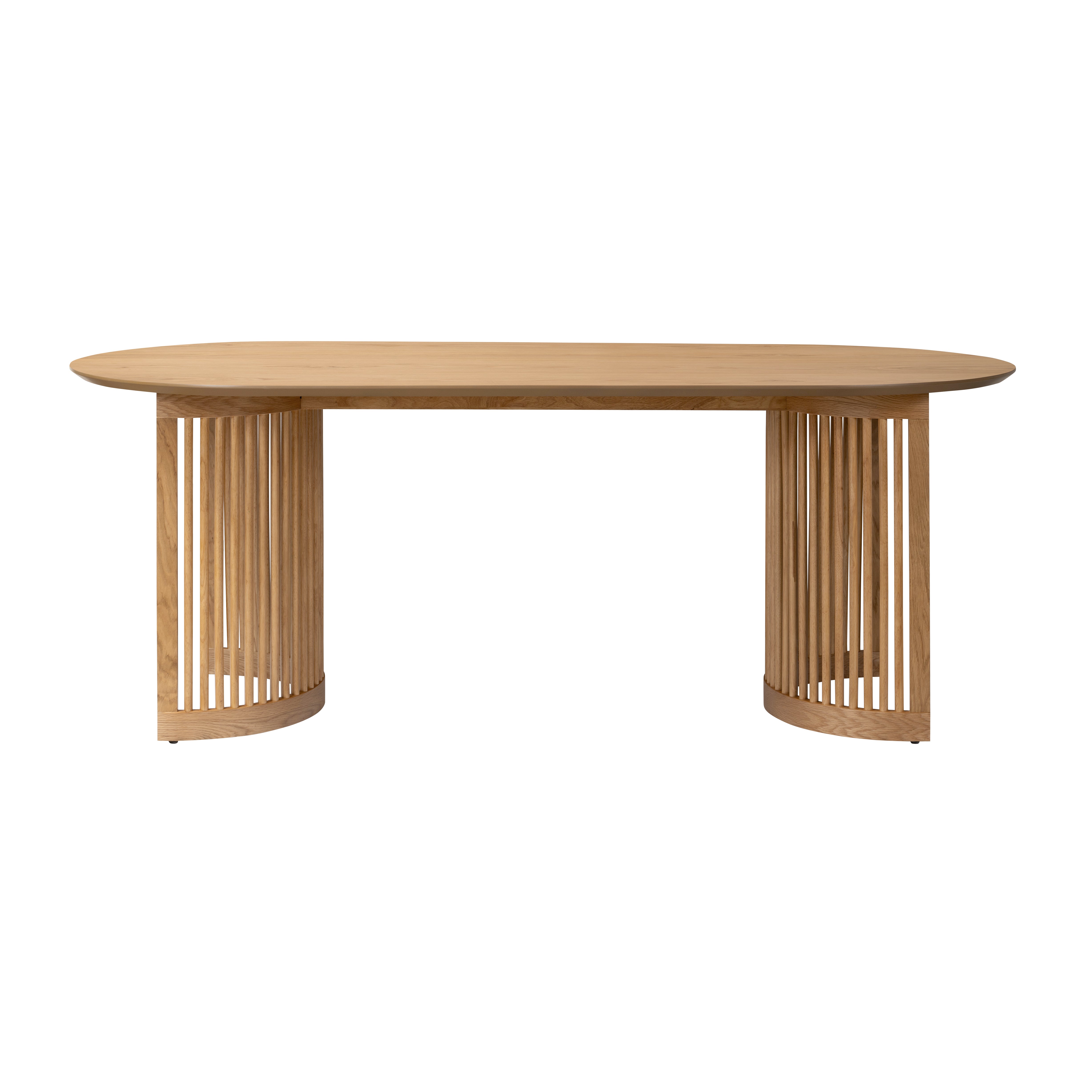 Colton Natural Wood Oval Dining Table