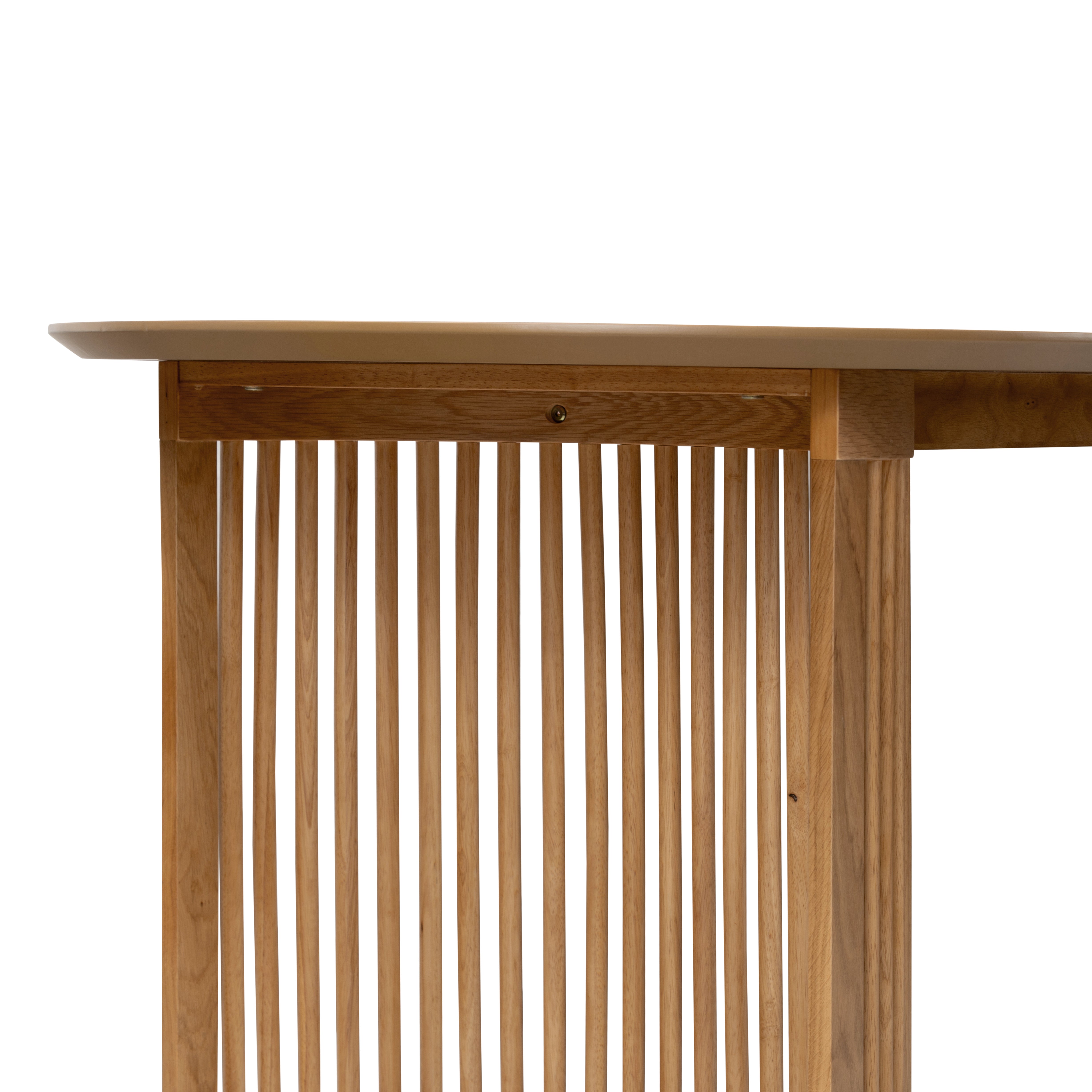 Colton Natural Wood Oval Dining Table