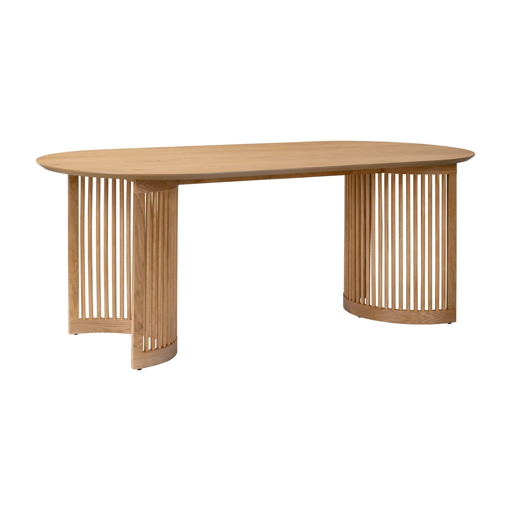 Colton Natural Wood Oval Dining Table