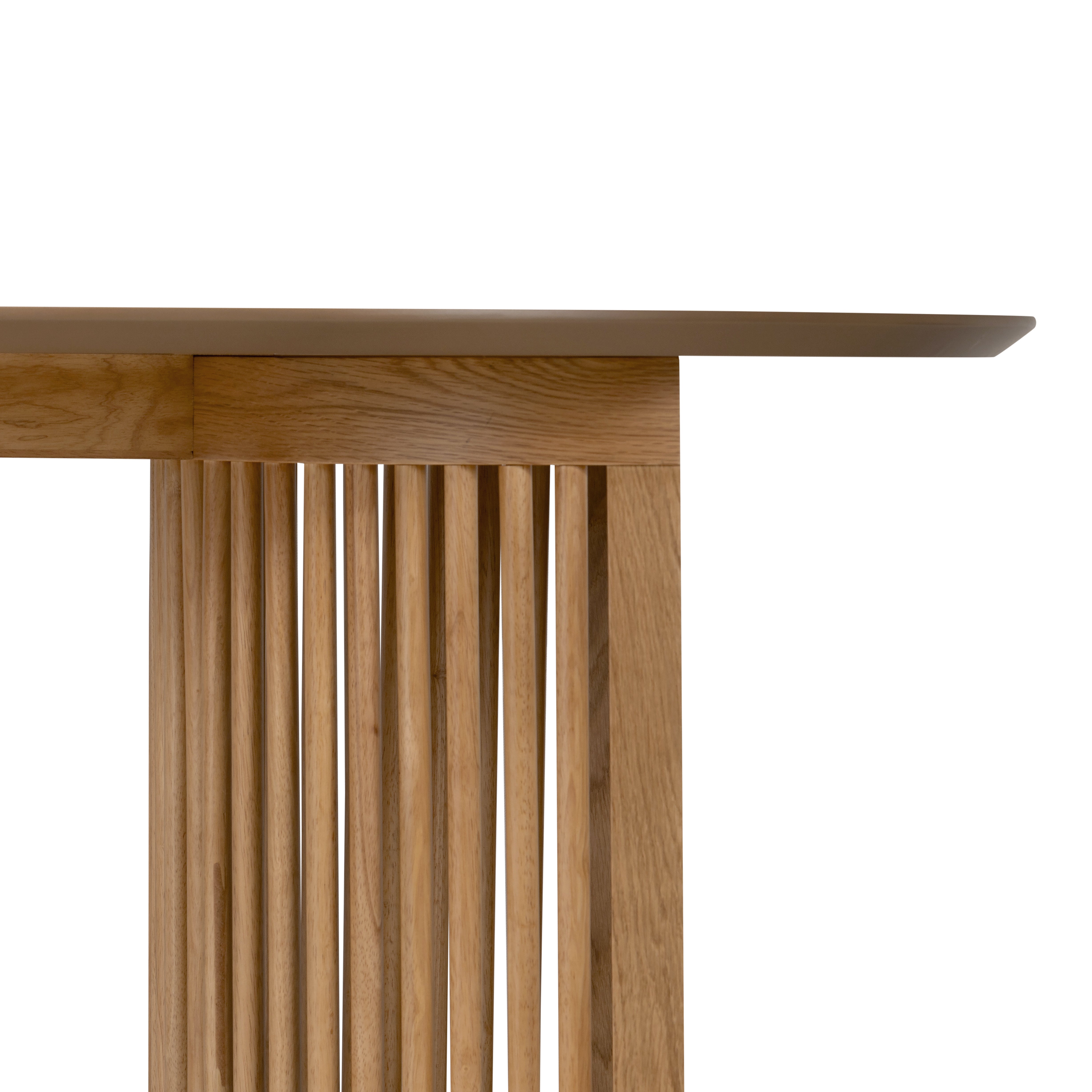 Colton Natural Wood Oval Dining Table