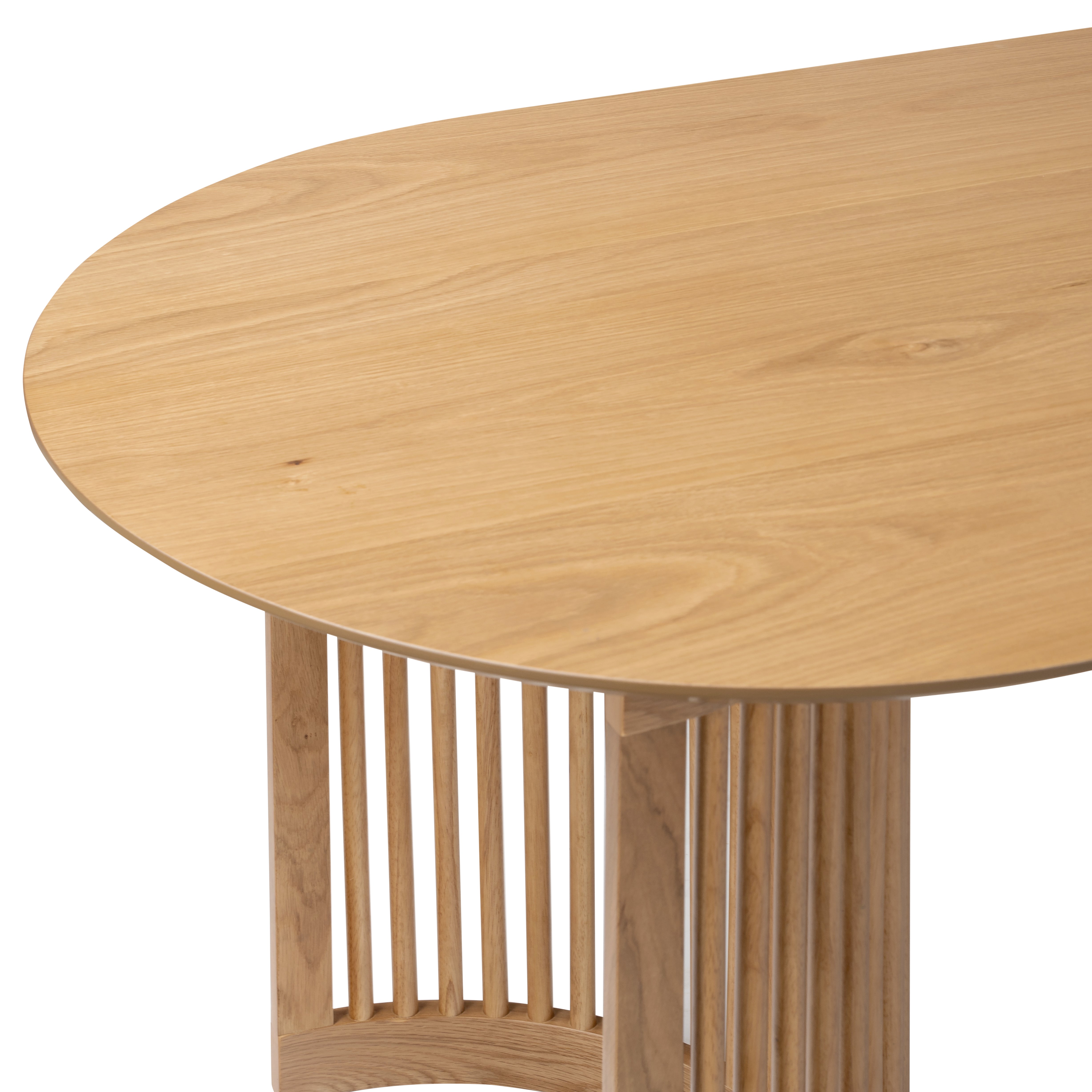 Colton Natural Wood Oval Dining Table