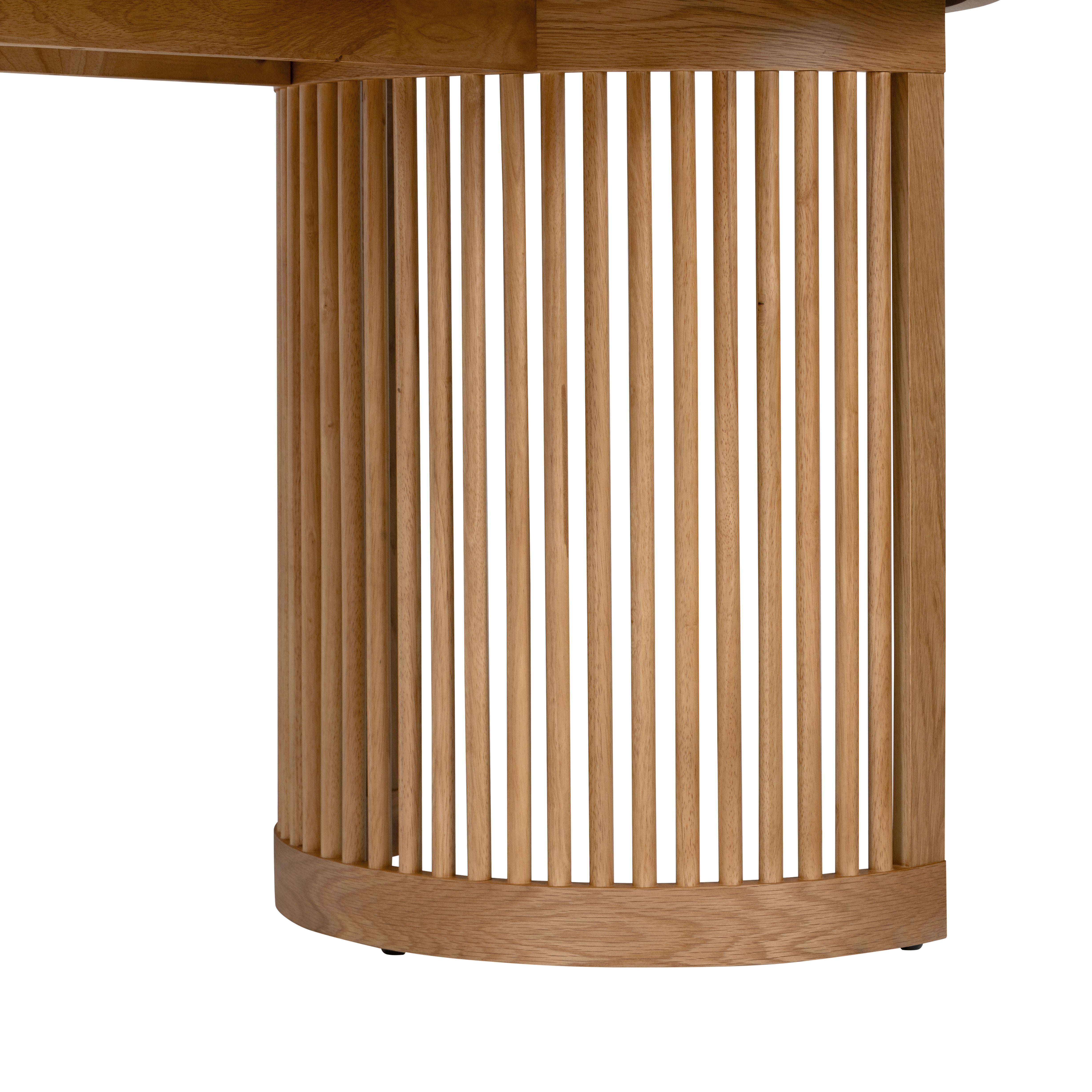 Colton Natural Wood Oval Dining Table