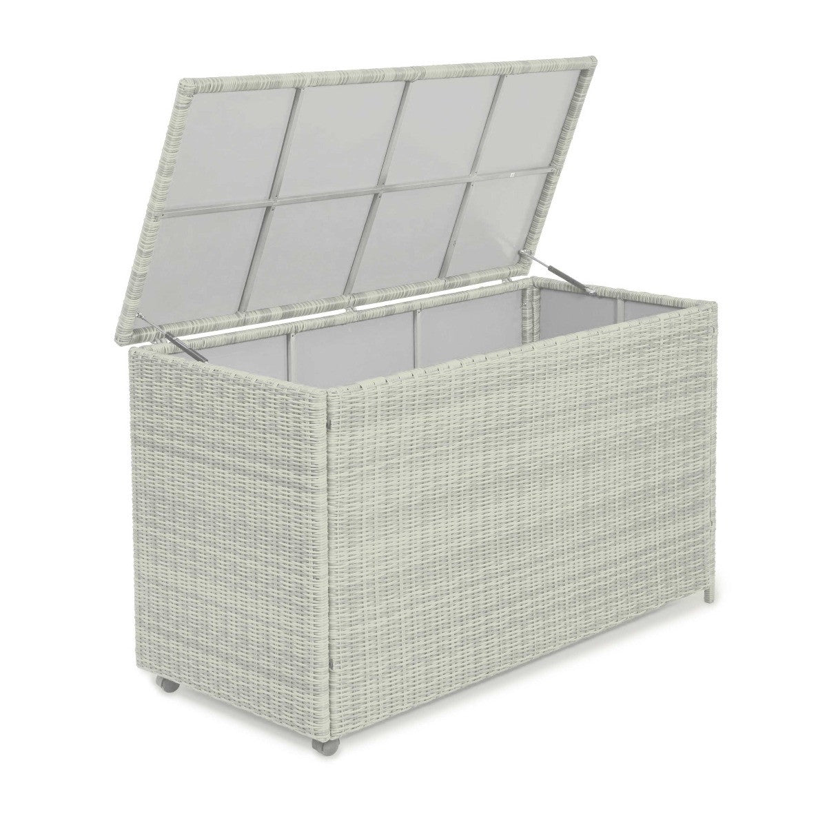 Oxford Grey Rattan Outdoor Storage Box