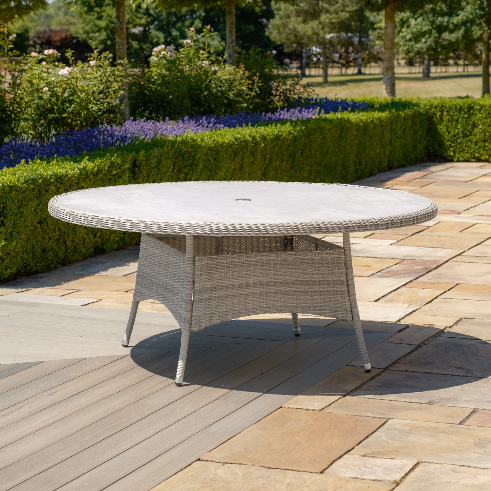 Oxford 180 Round Dining Table - Ceramic Glass