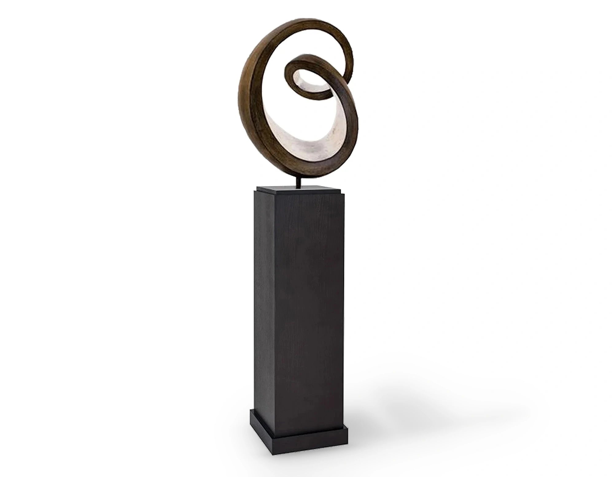 Alta Black Oak Wood Plinth