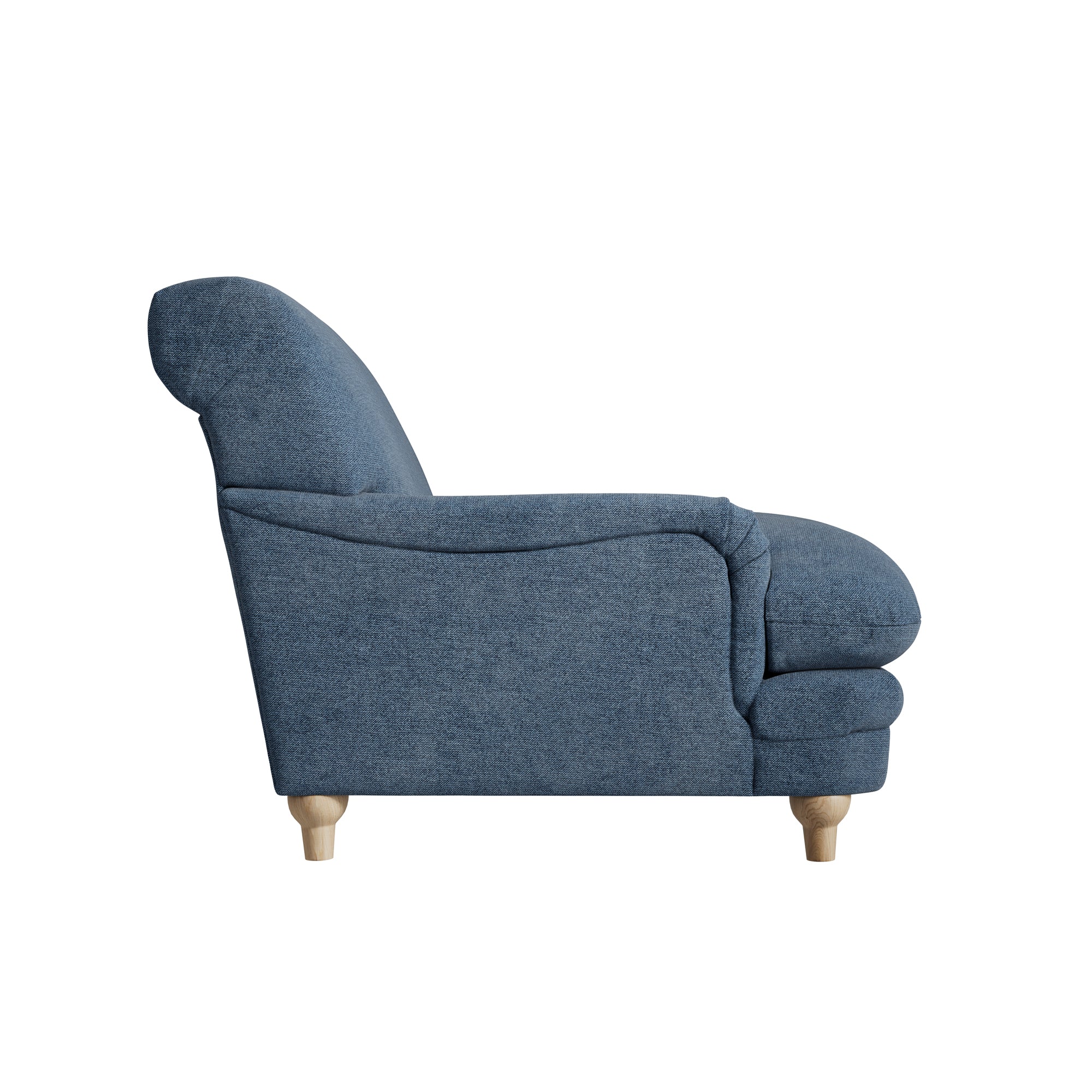 Plumpton Denim Blue Weave Accent Chair