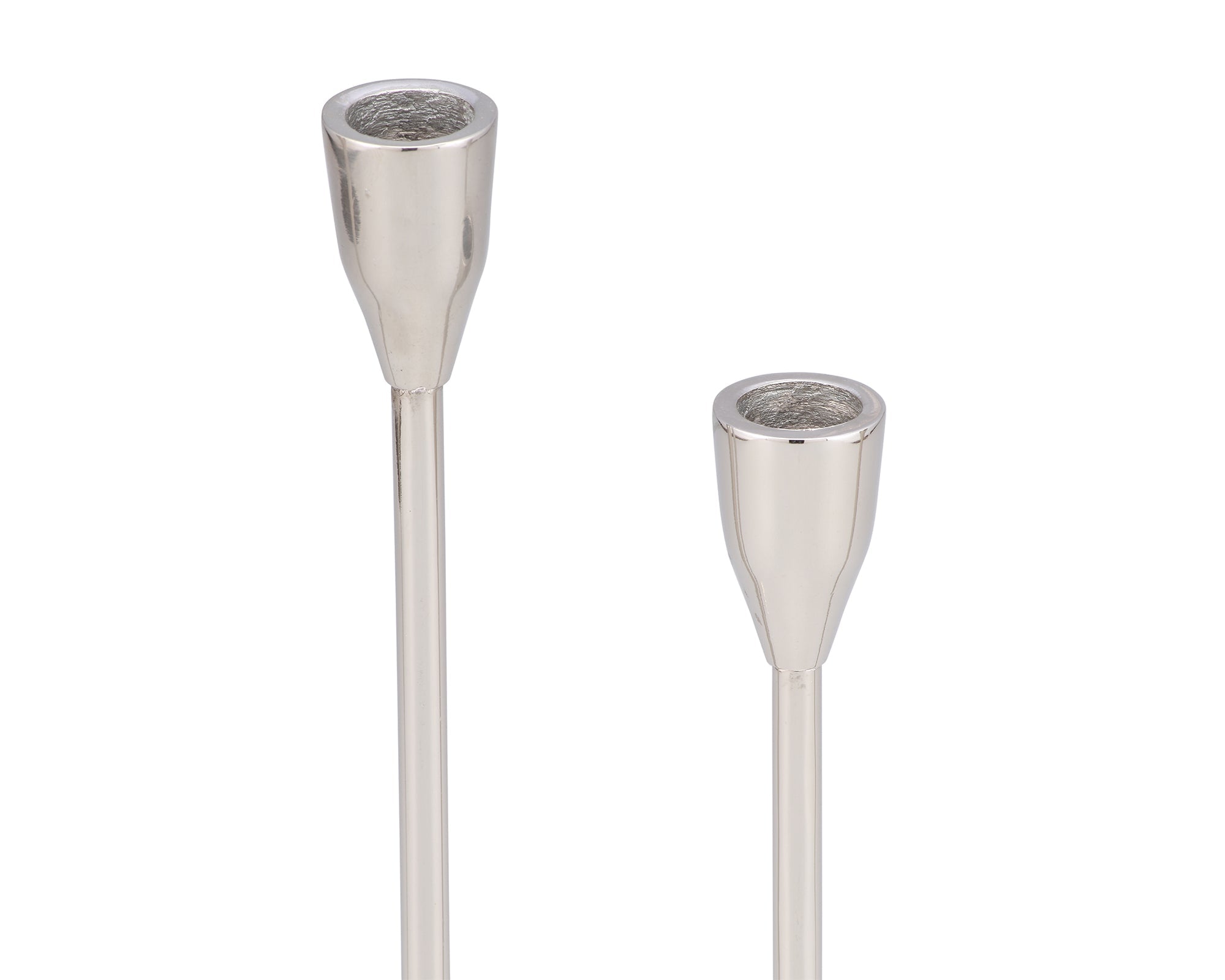 Pico Candle Holder - Nickel A Set Of 2