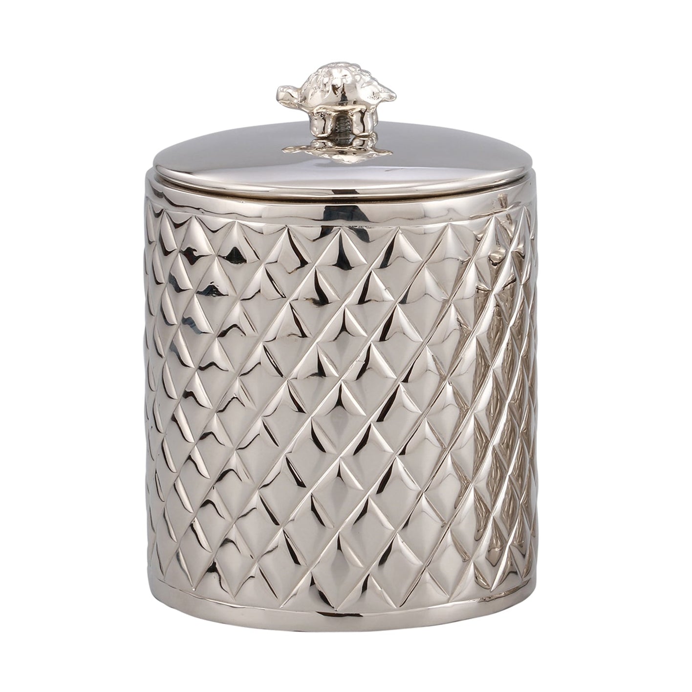 Turtle Polished Nickel Box Large