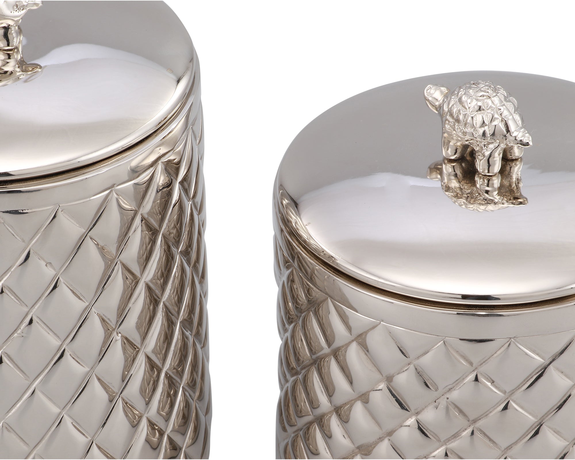 Turtle Box Large - Polished Nickel