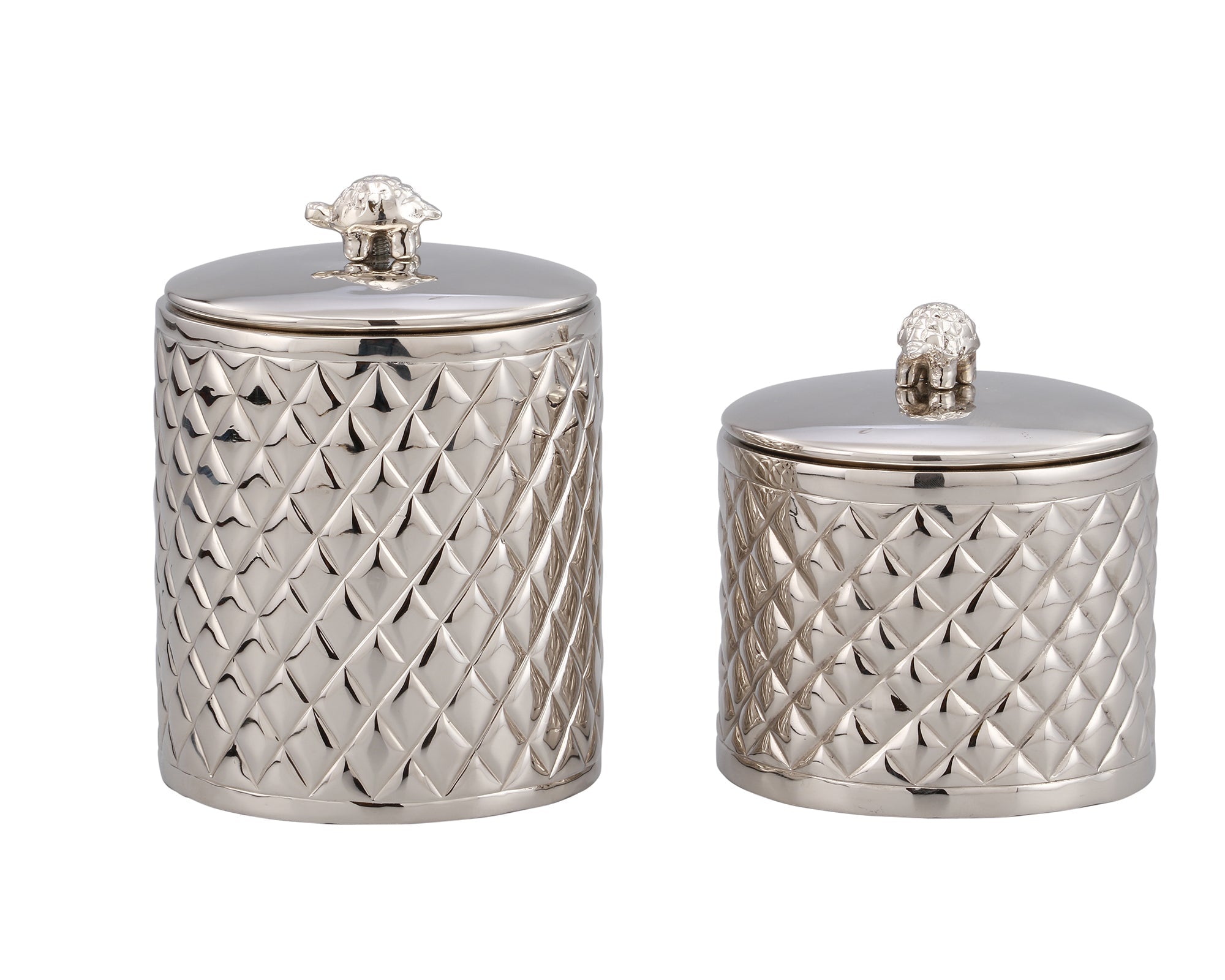 Turtle Box Small - Polished Nickel