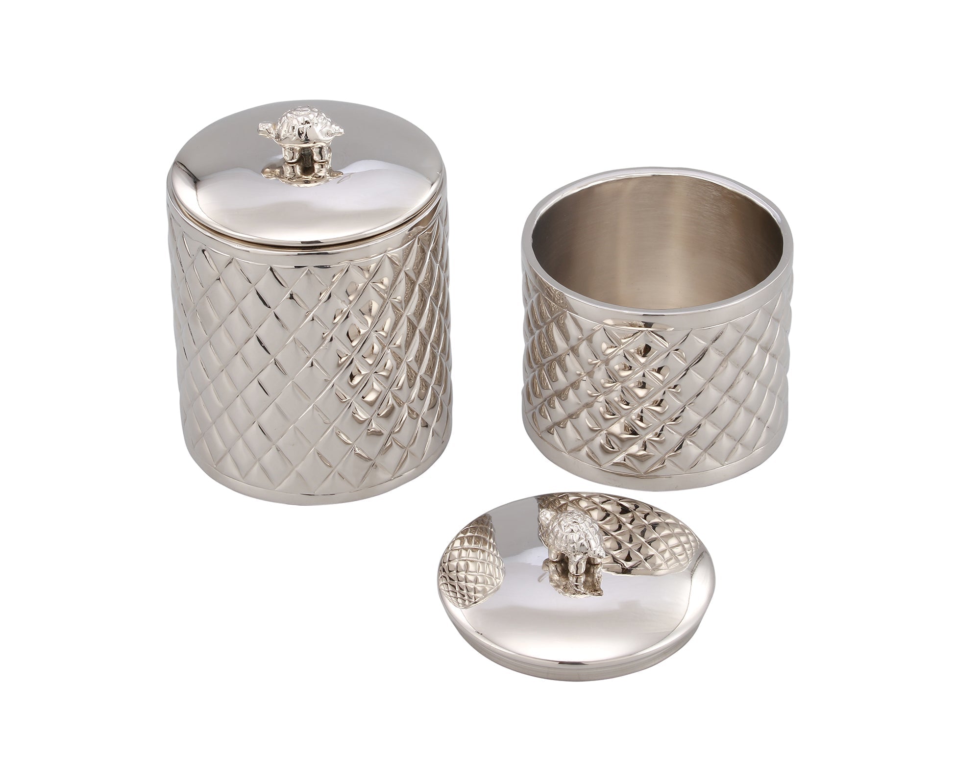 Turtle Box Small - Polished Nickel