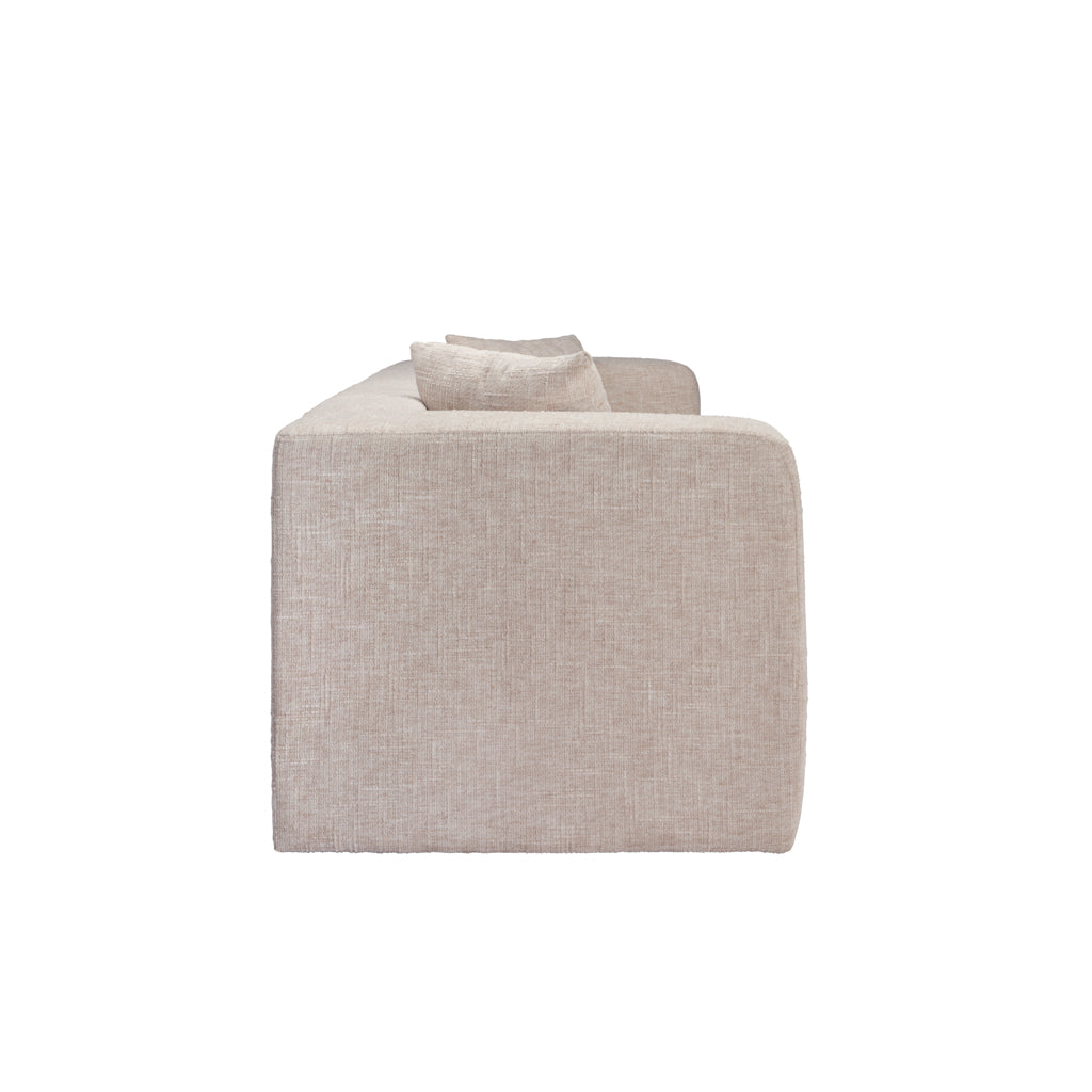 Peninsula Oyster Chenille Weave Sofa | 3 Seater