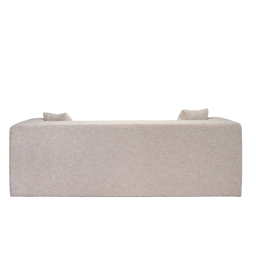 Peninsula Oyster Chenille Weave Sofa | 3 Seater
