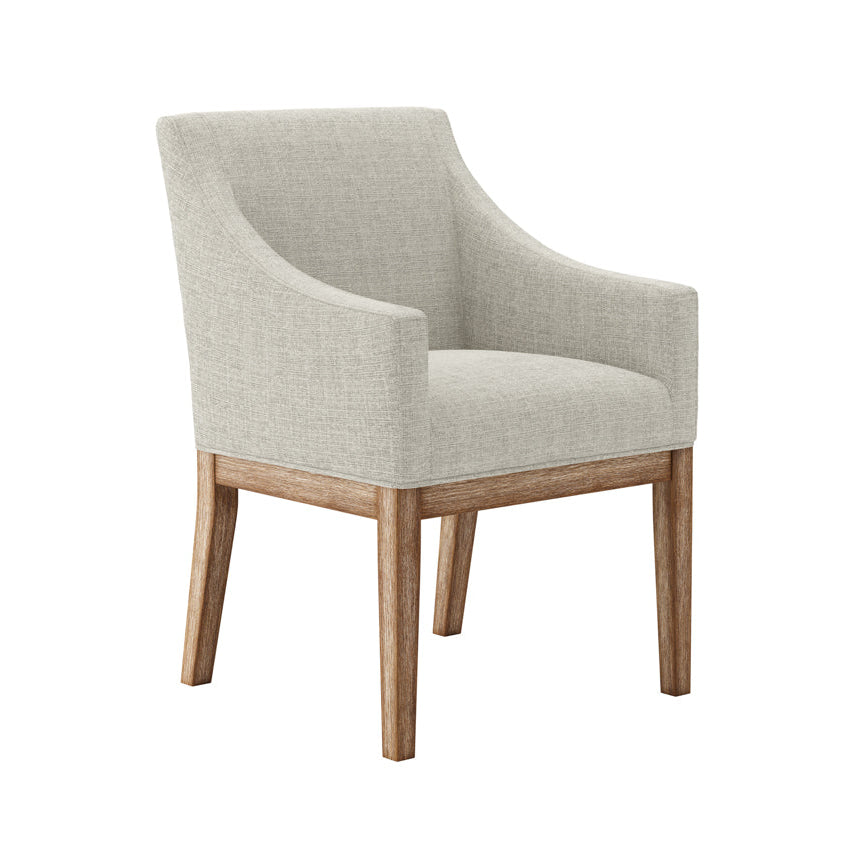 Piper Bisque & Wood Dining Chair