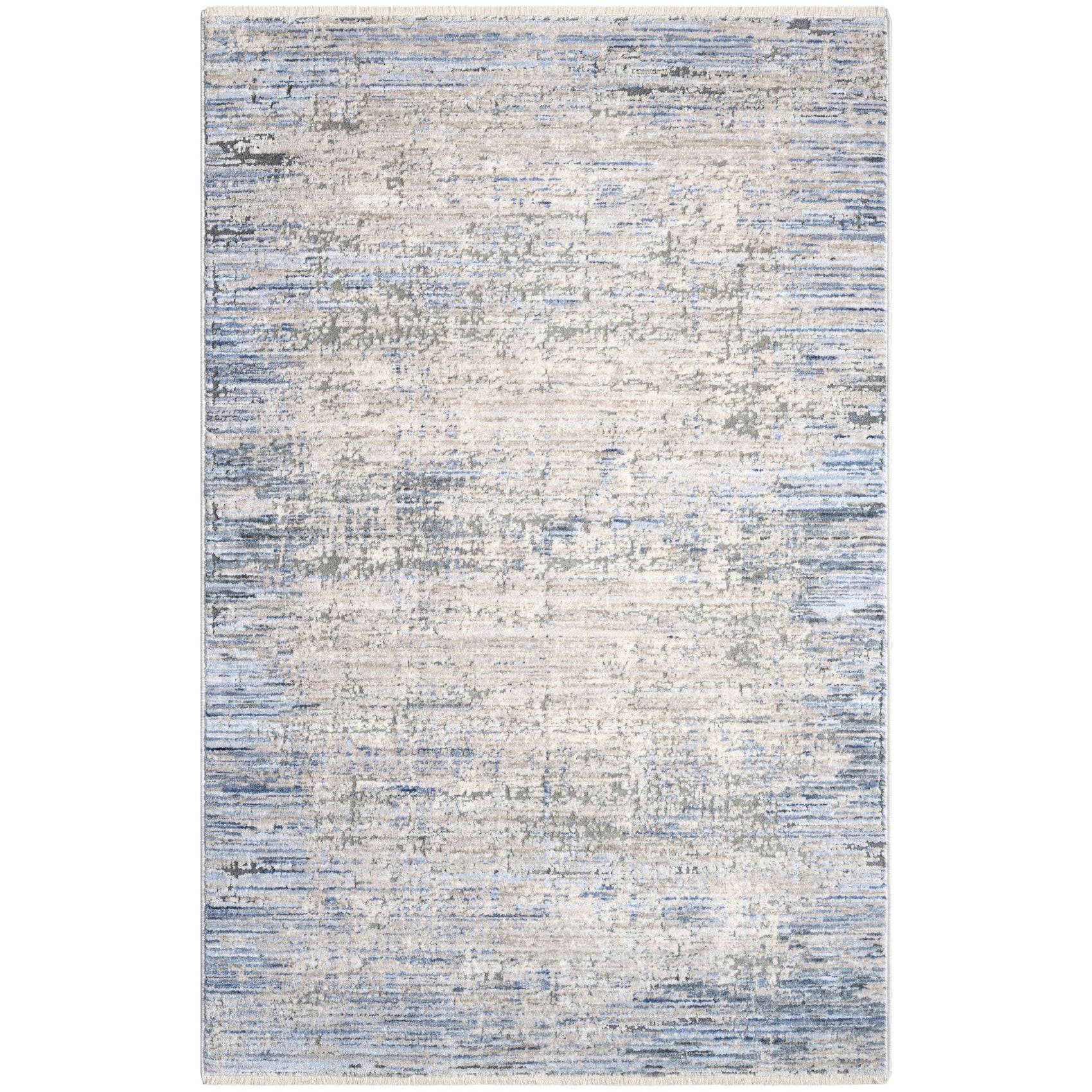 Nourison Abstract Hues ABH02 Grey/Blue Large Rectangle Rug