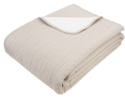 Malini Levi Jaq Dot Taupe Throw