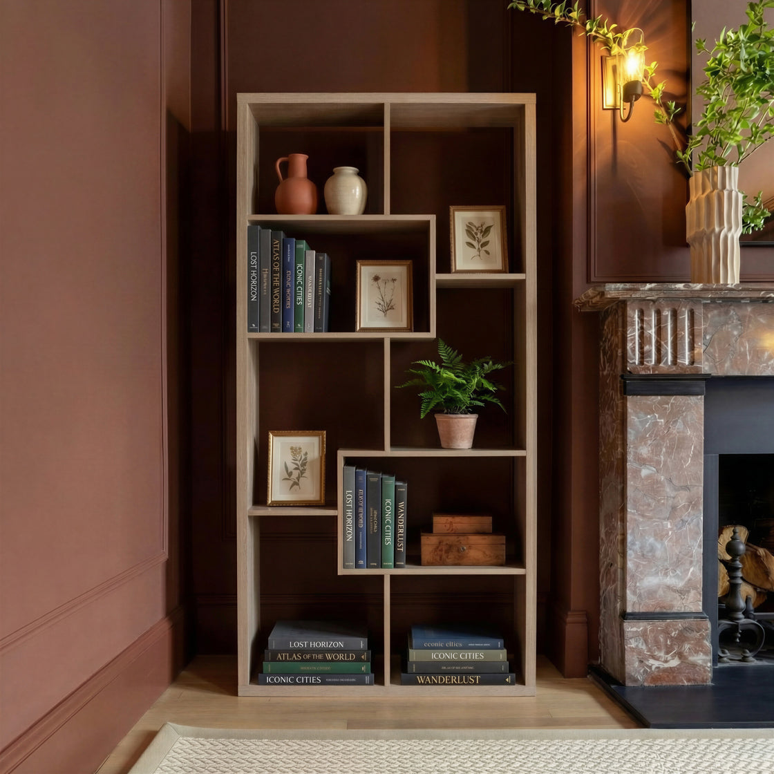 Quebec Light Wash Shelving Unit