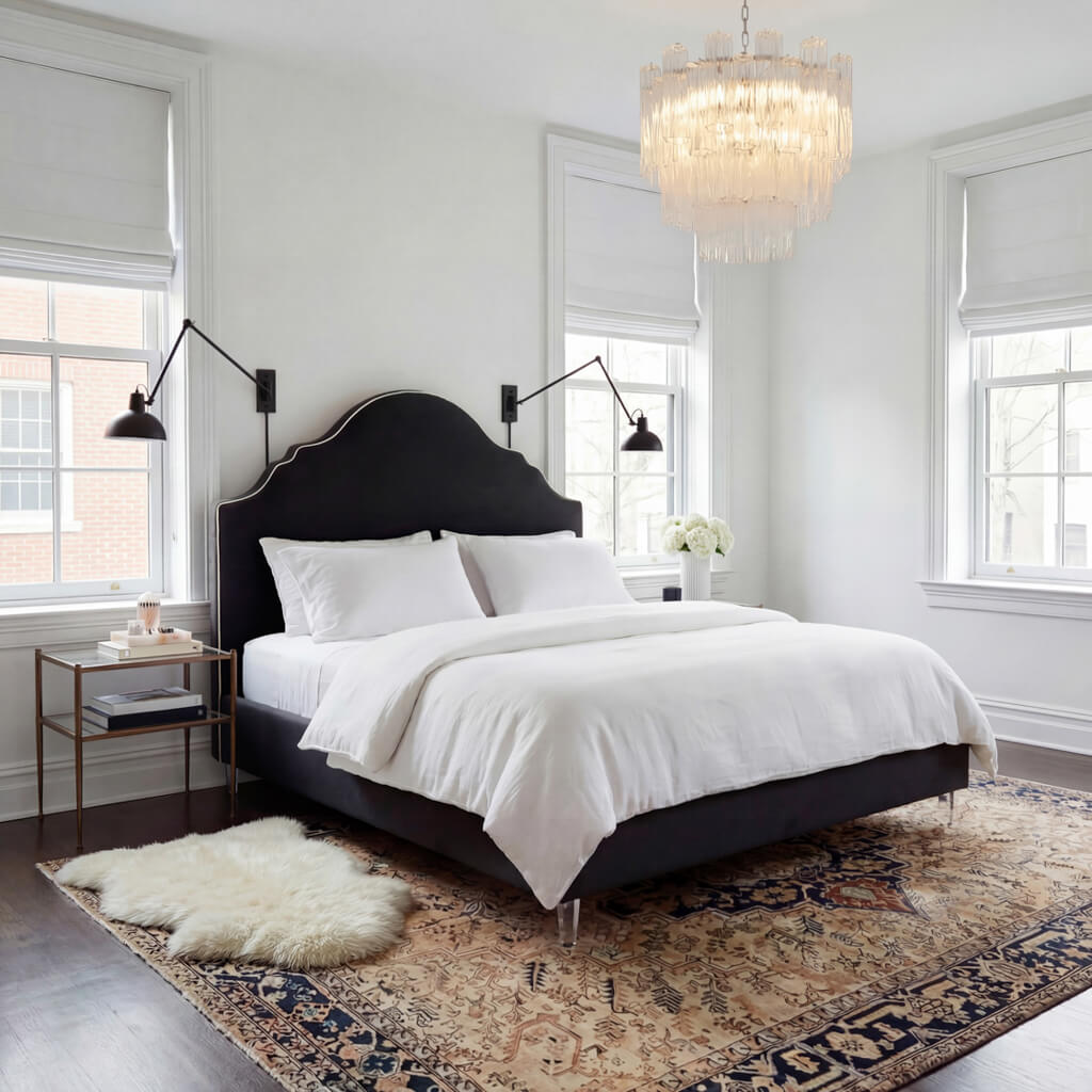 Quince Onyx King Size Bed