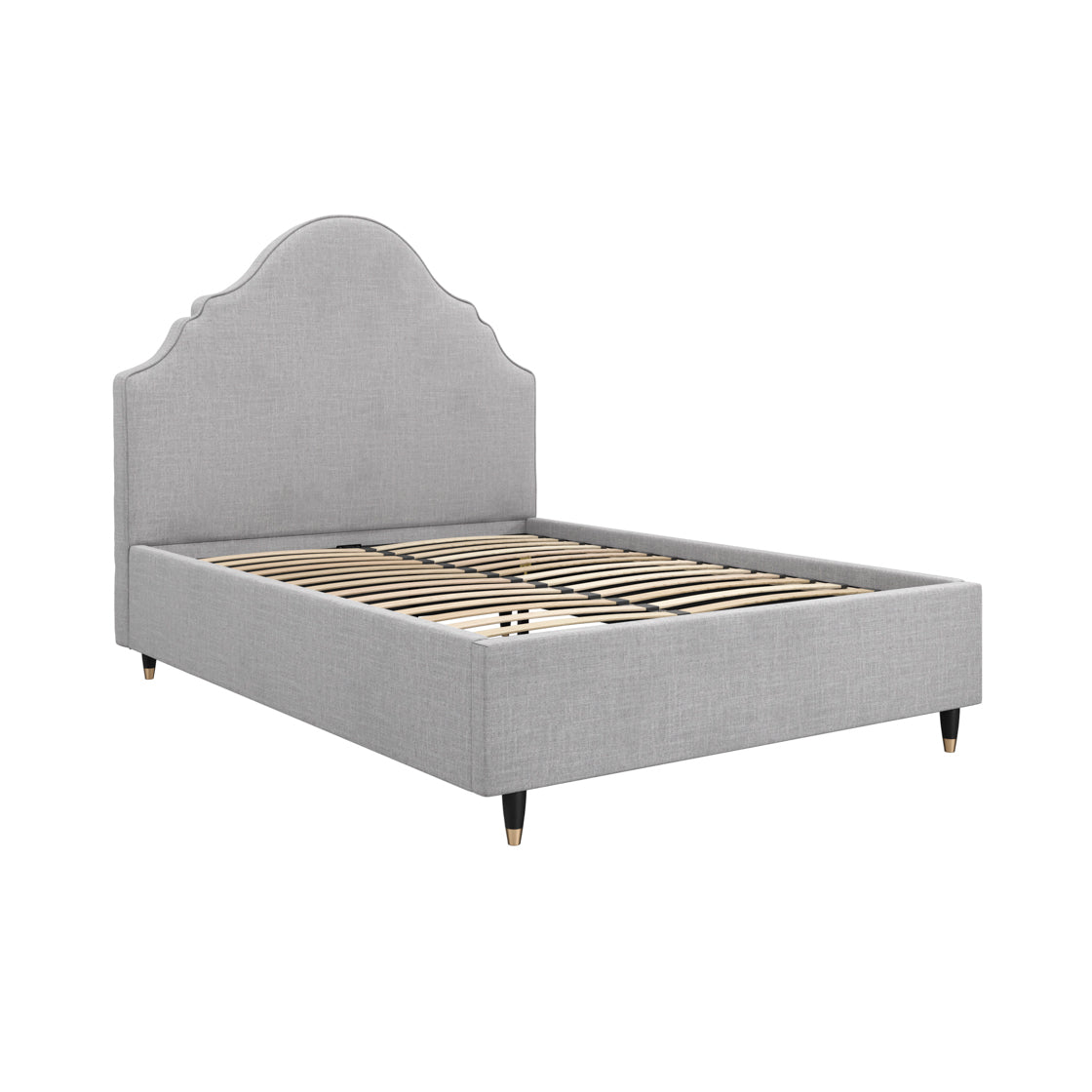 Quince Light Grey King Size Bed