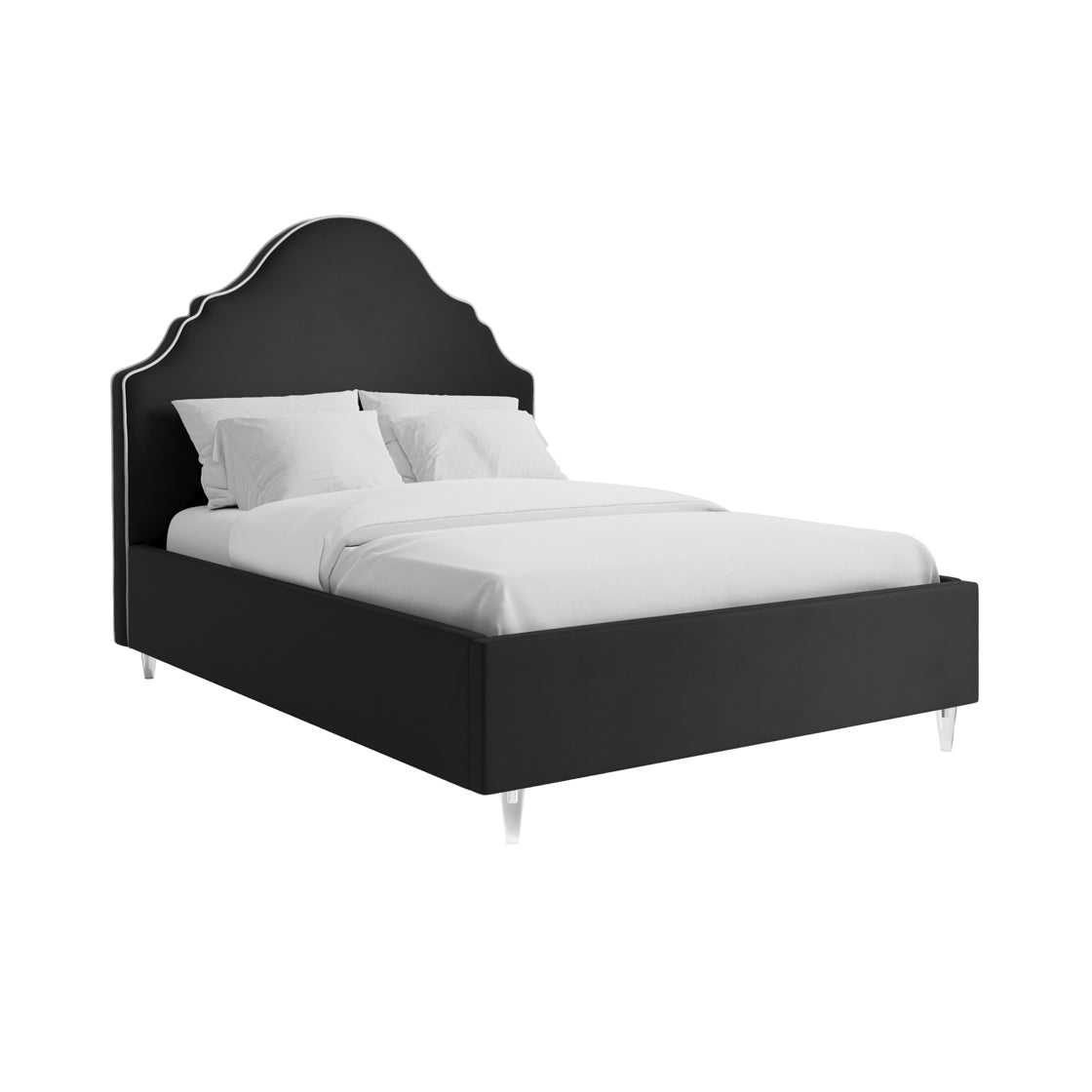 Quince Onyx King Size Bed