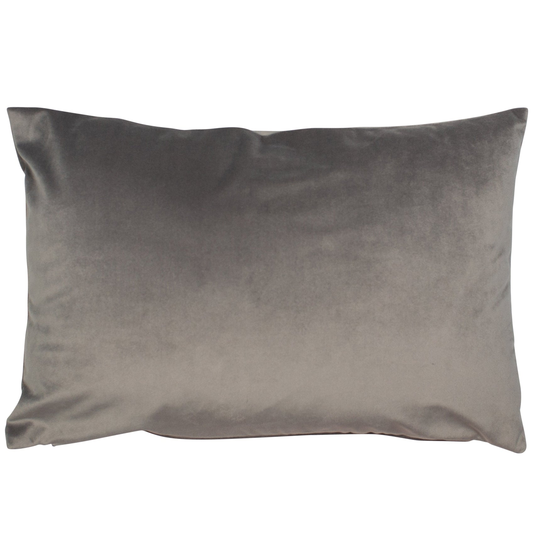 Malini Luxe Matt Velvet Grey Rectangle Cushion 30x45