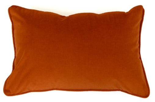 Malini Luxe Matt Velvet Orange Rectangle Cushion 30x45