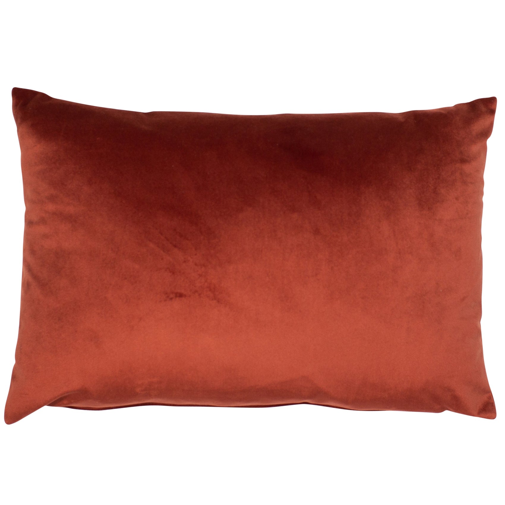 Malini Luxe Matt Velvet Paprika Rectangle Cushion 30x45
