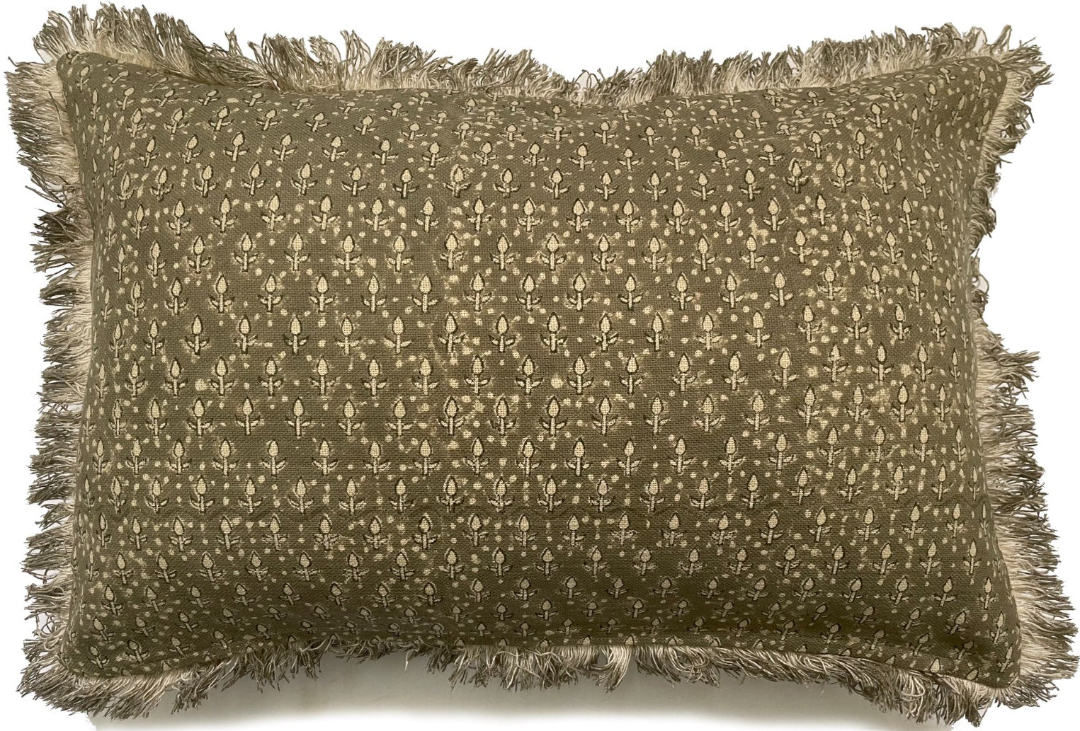 GREY PRINTED CUSHION COVER 30X50