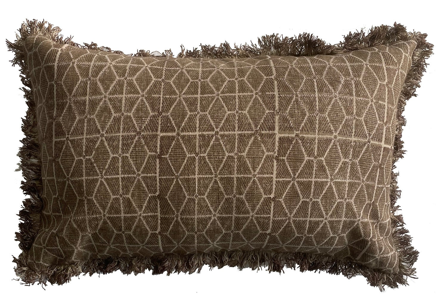 GEO BLOCK PRINT OLIVE30X50