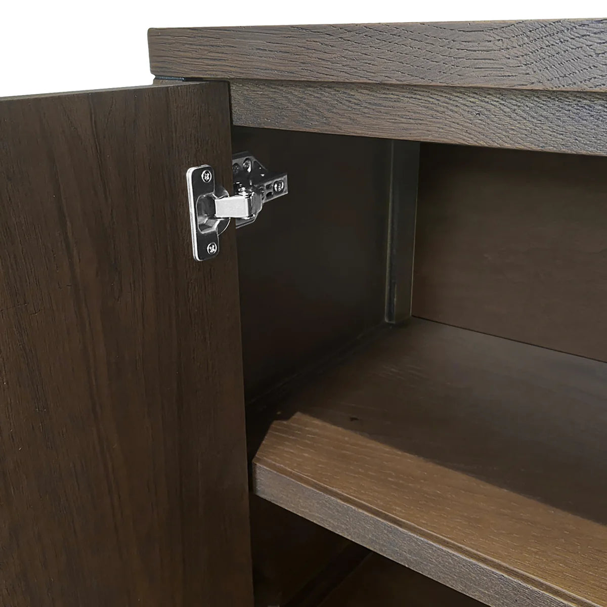 Dakota Brown Oak Wood Sideboard - Small